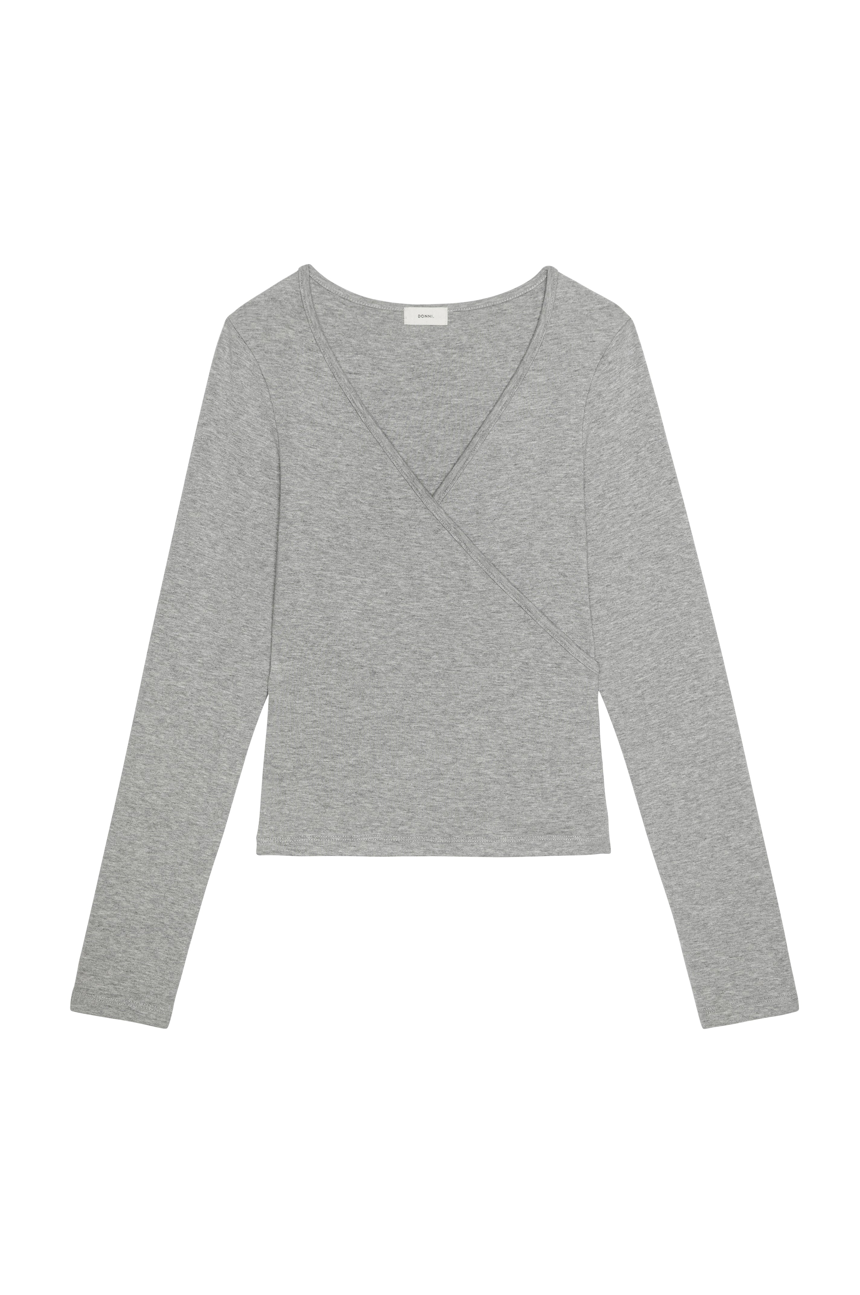 The Baby Rib Criss Cross Long Sleeve