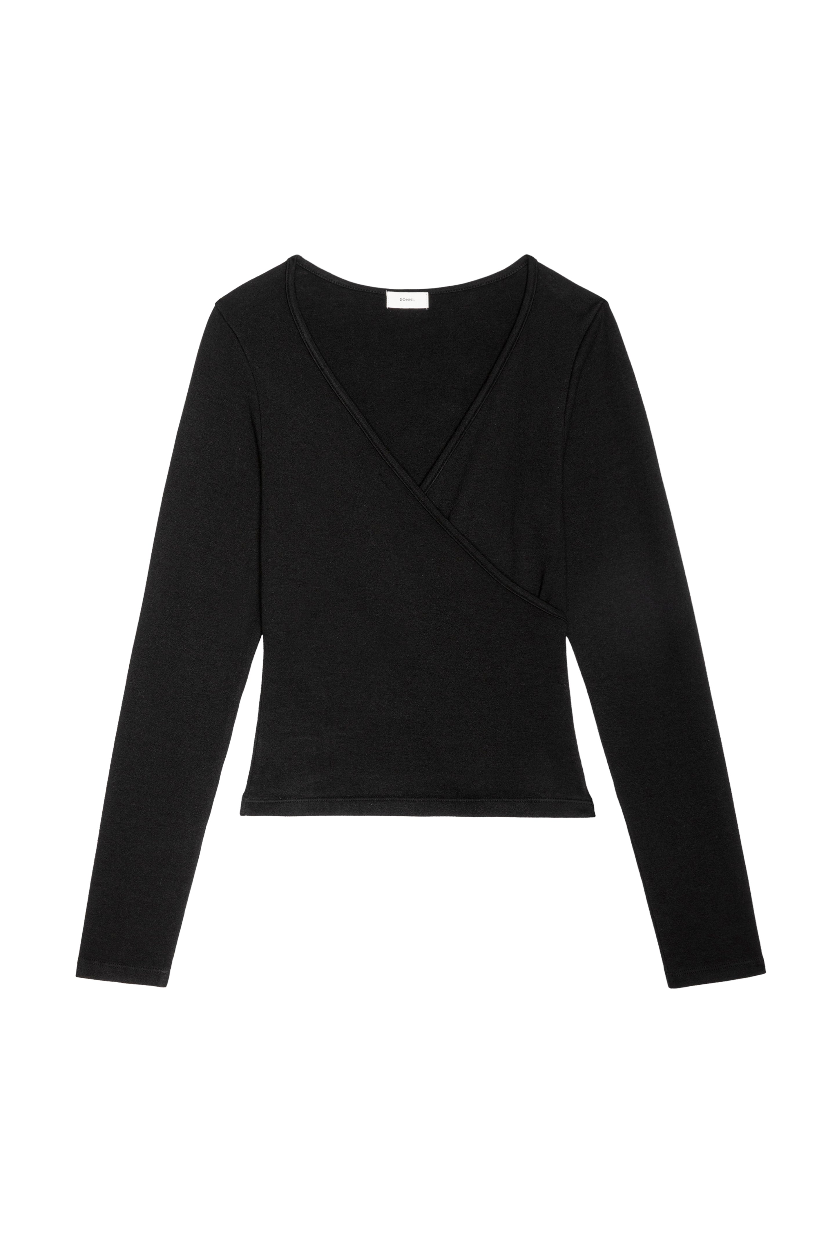 The Baby Rib Criss Cross Long Sleeve