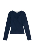 The Baby Rib Criss Cross Long Sleeve
