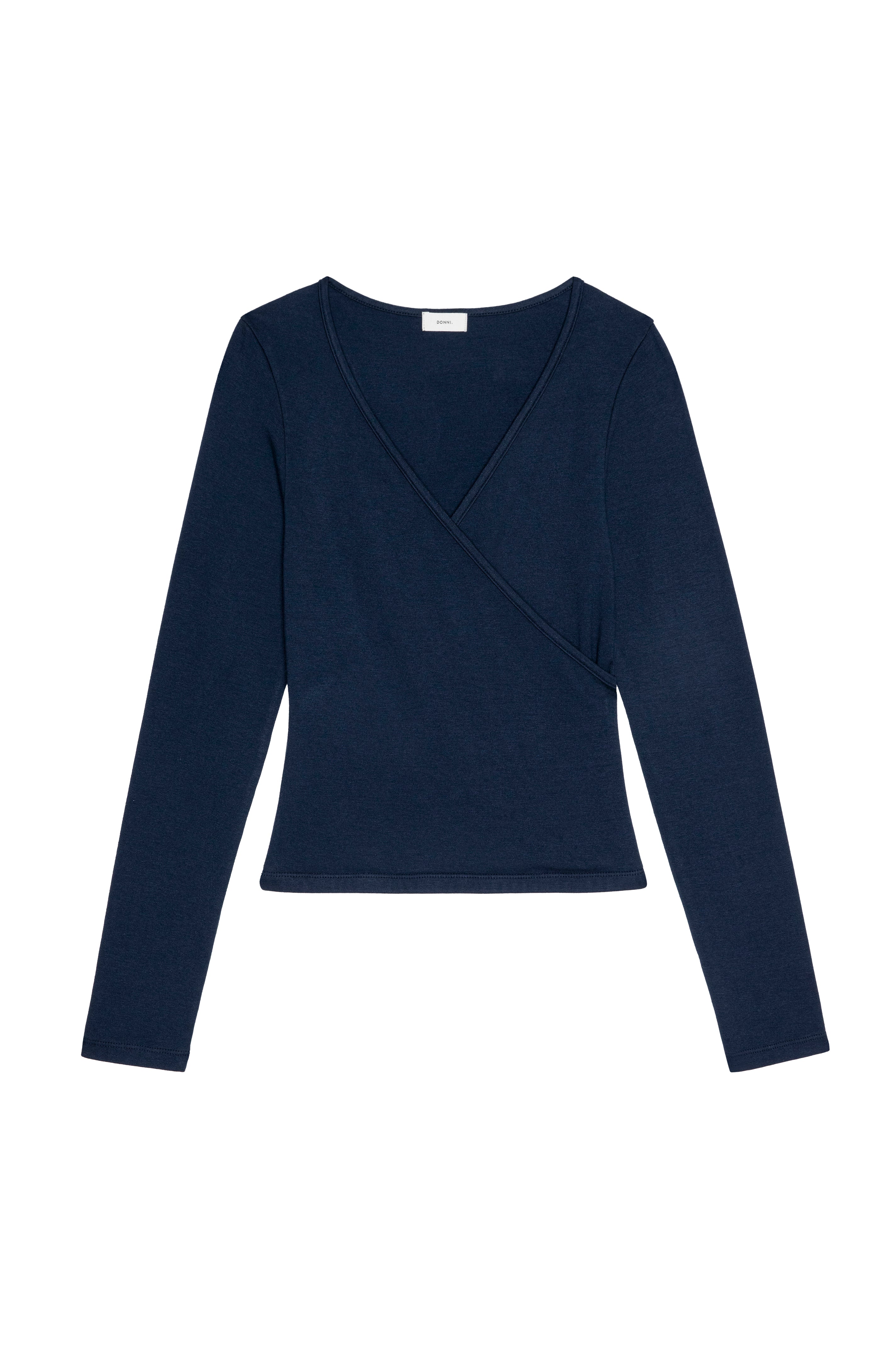 The Baby Rib Criss Cross Long Sleeve