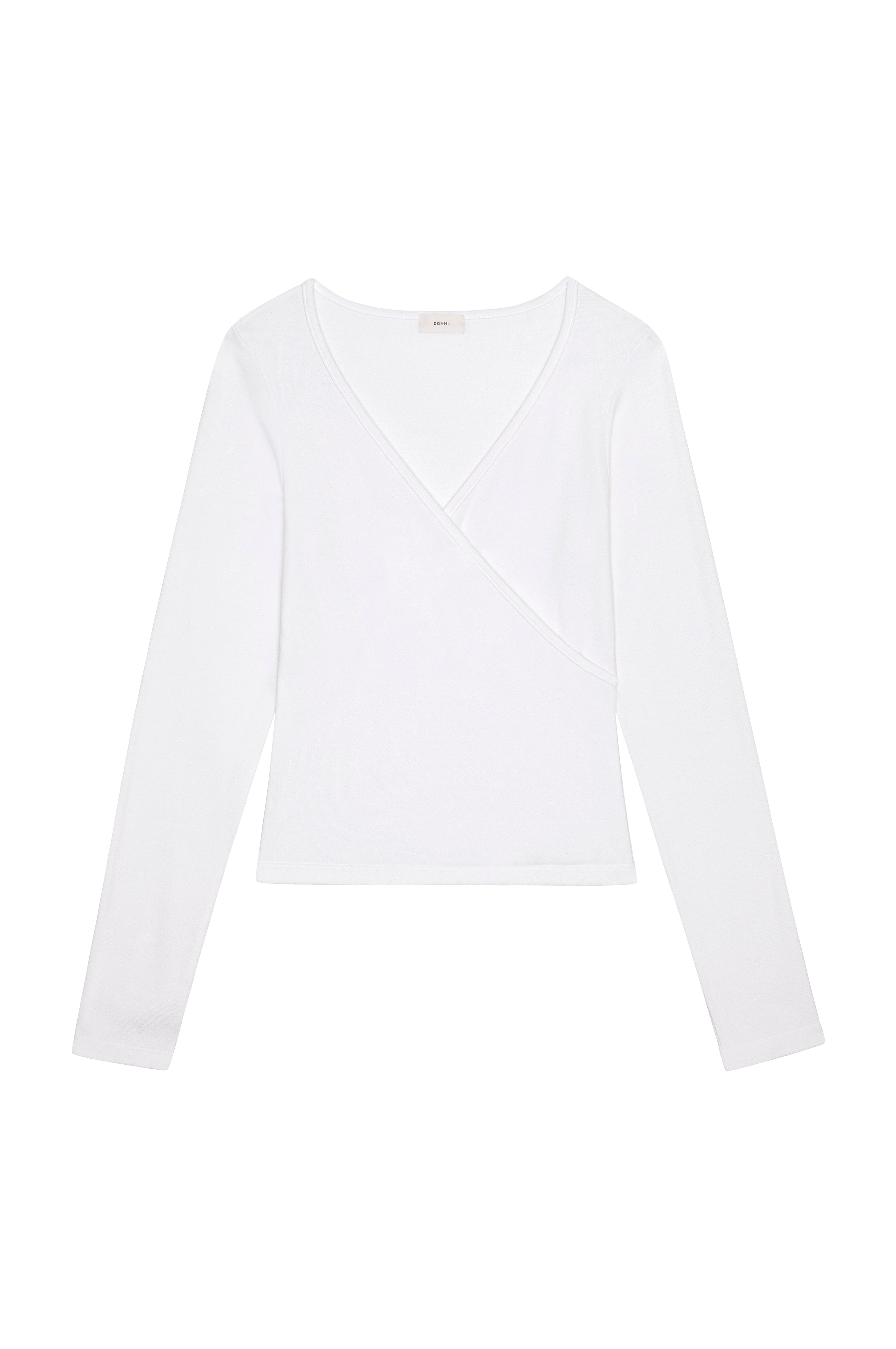 The Baby Rib Criss Cross Long Sleeve