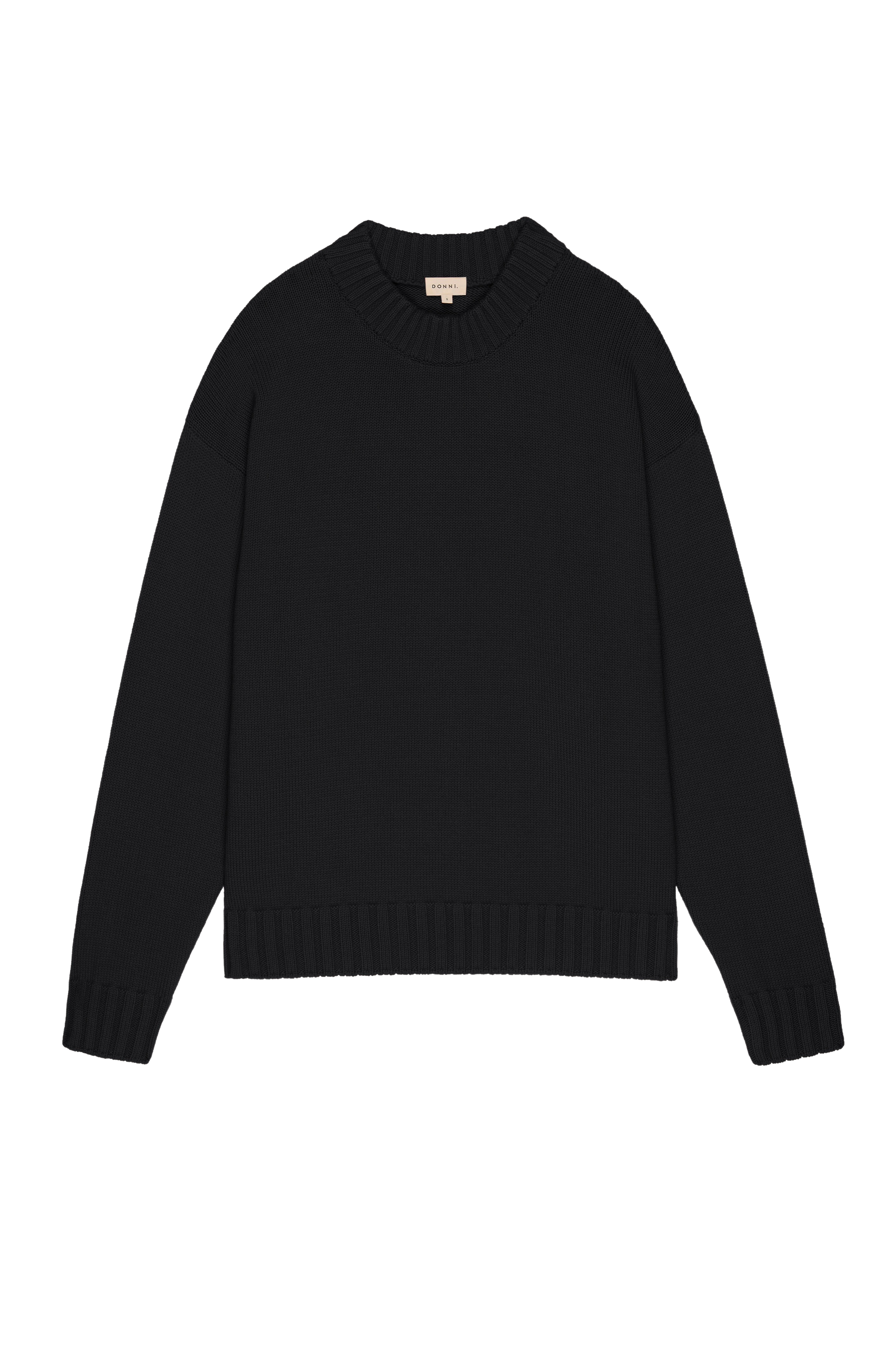 The Cotton Cashmere Crewneck Sweater Jet.