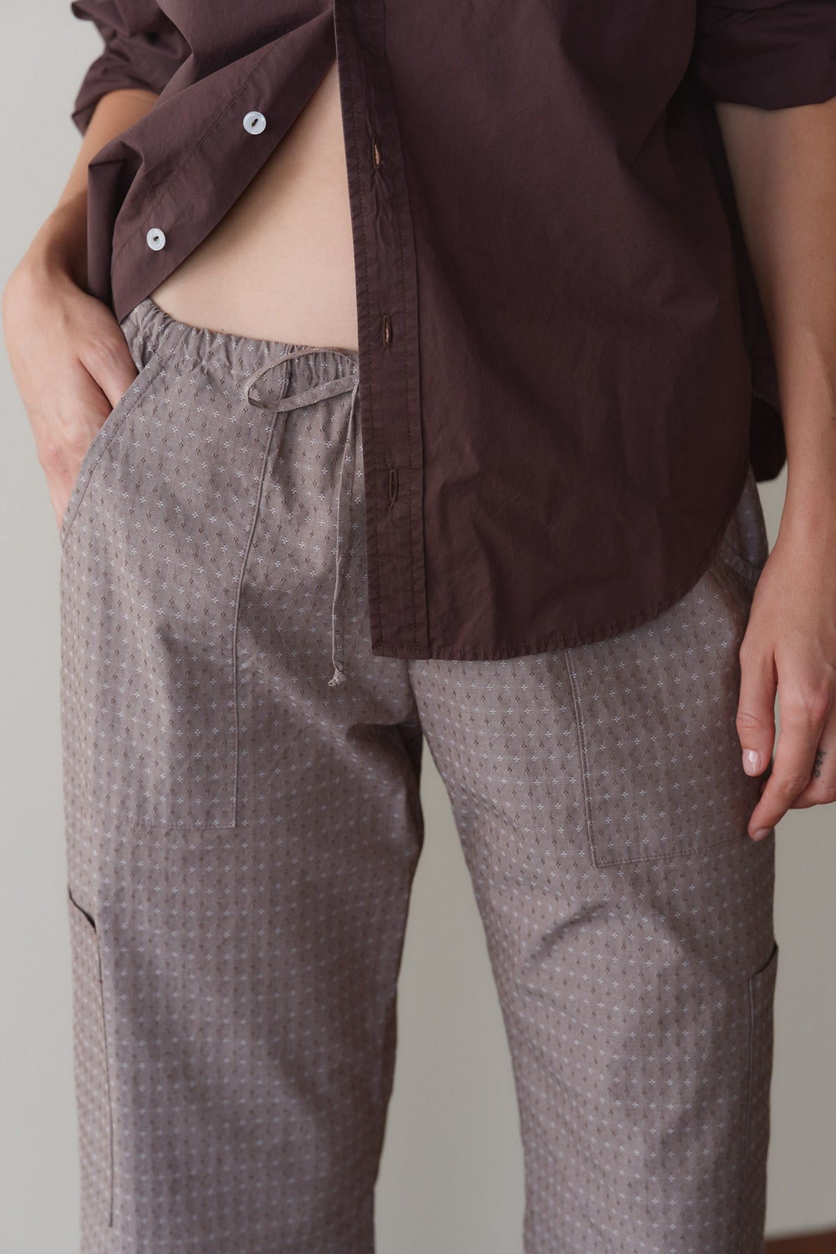 The Cotton Dobby Cargo Pant