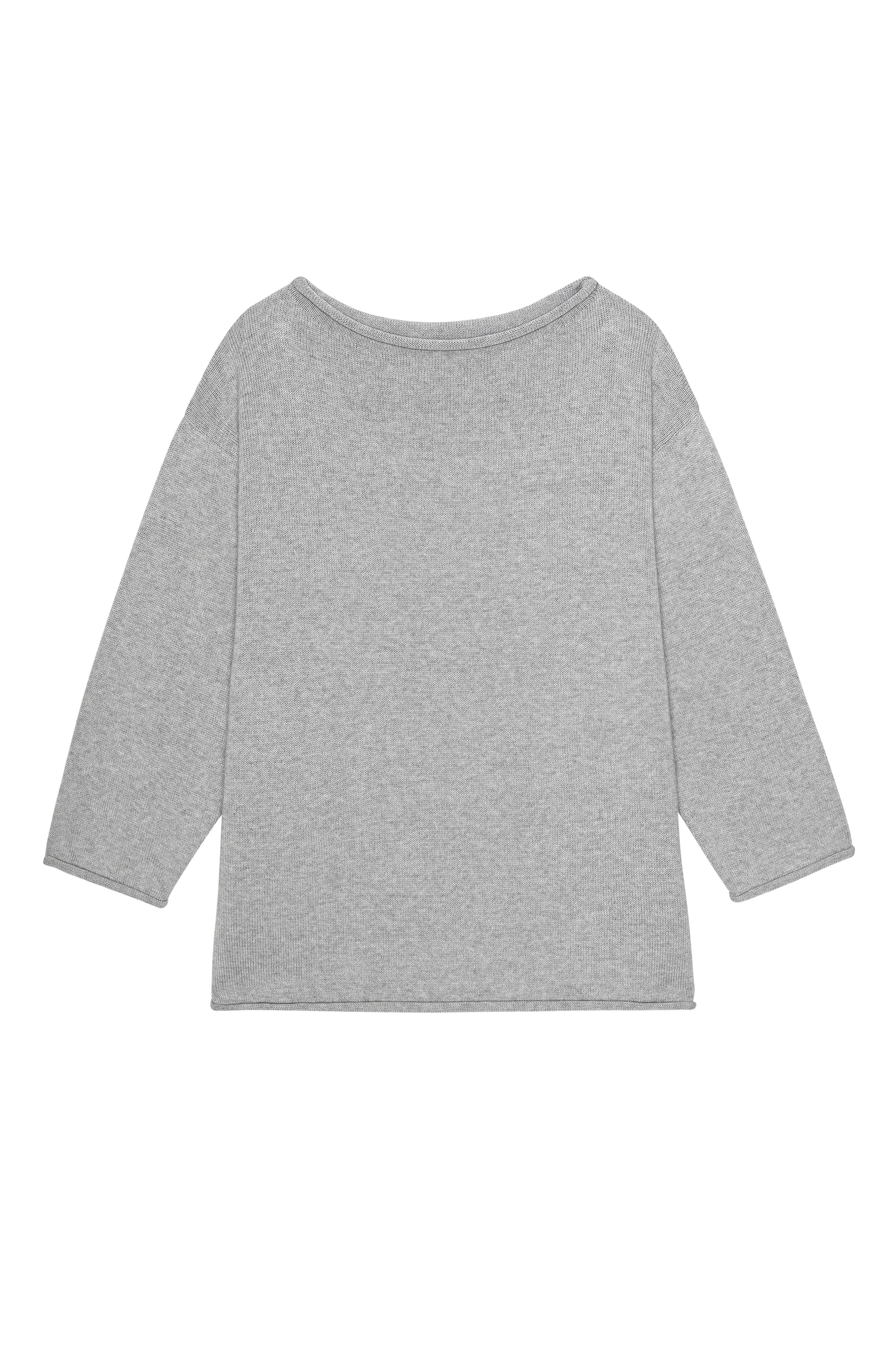 The Cotton Knit Boat Neck Sweater