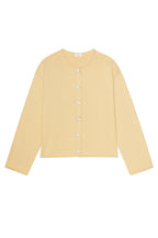 The Cotton Knit Roll Cardigan
