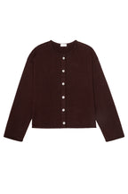 The Cotton Knit Roll Cardigan