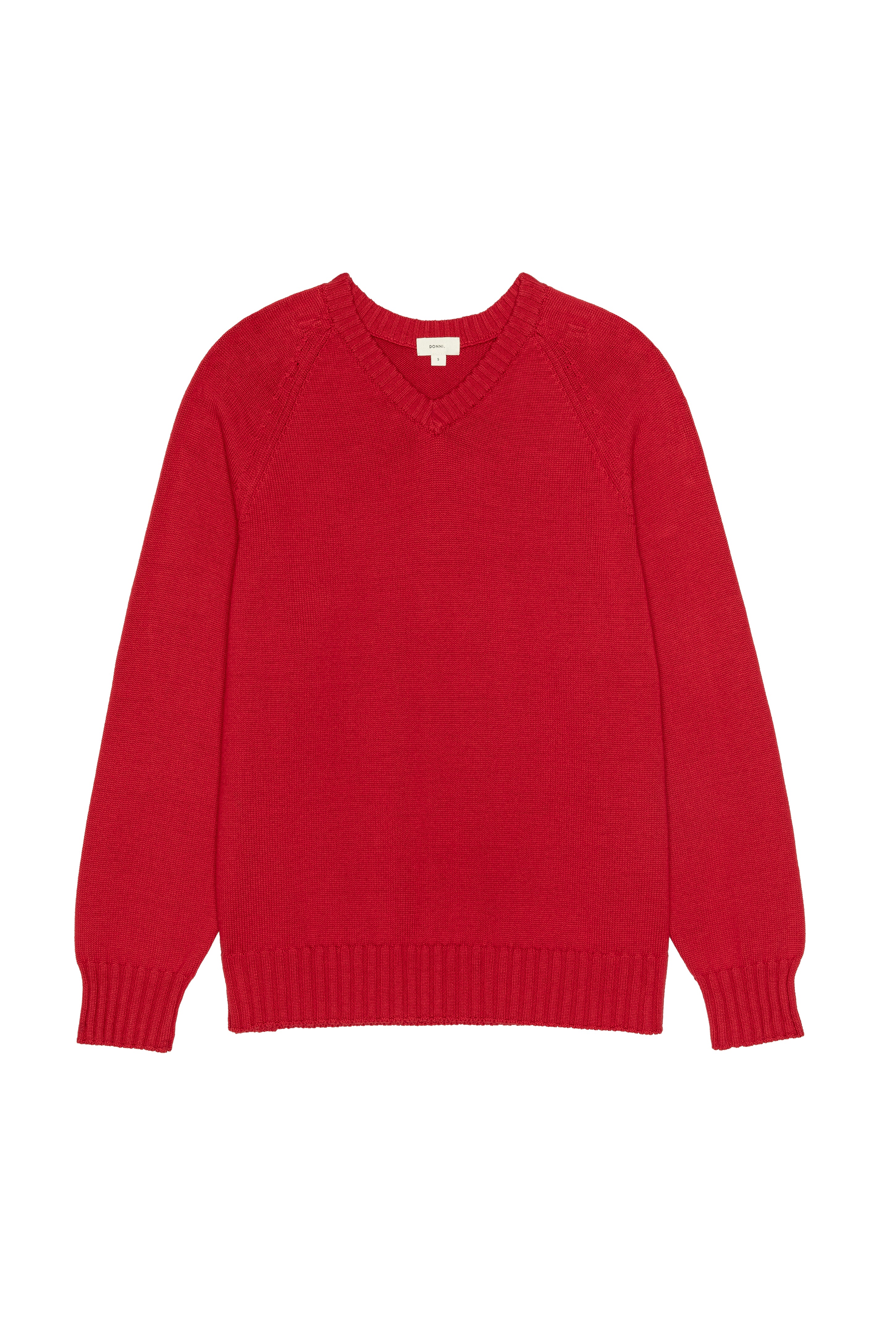 The Cotton Knit V-Neck Sweater