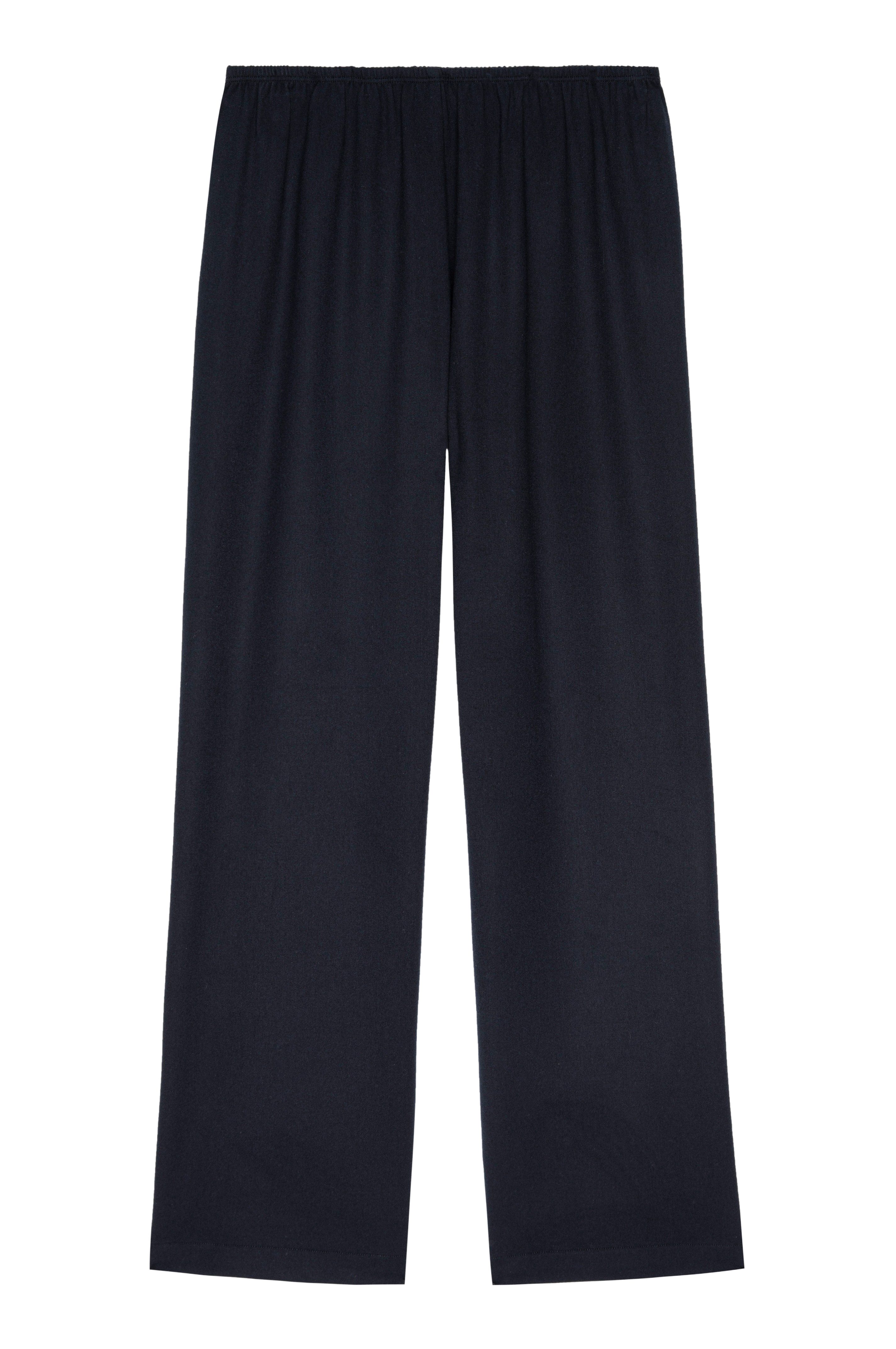 Black pants on a white background