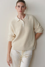 The Heavy Cotton Knit Polo