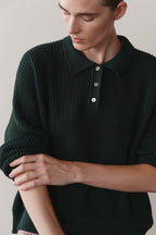 The Heavy Cotton Knit Polo