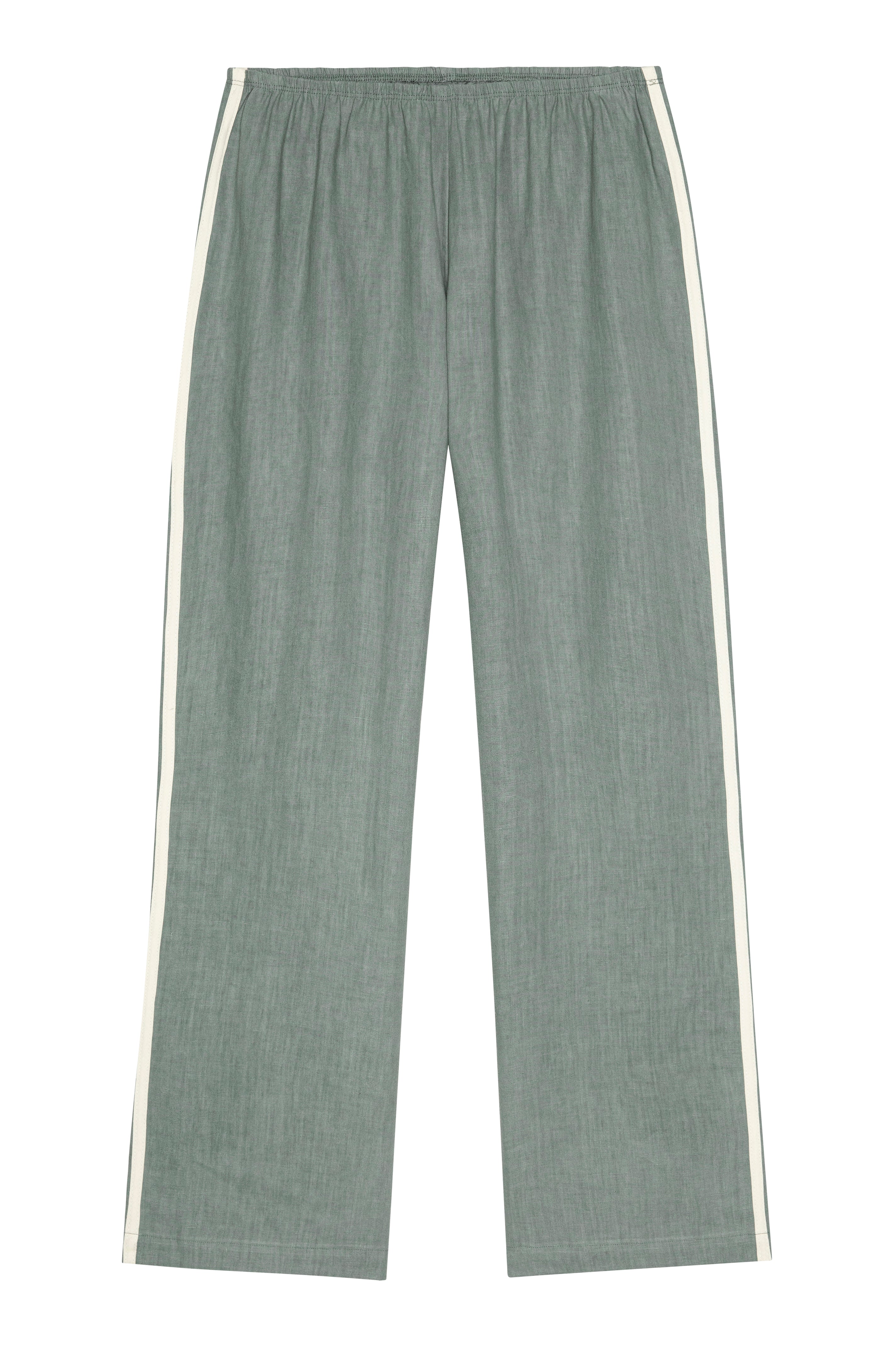 The Linen Crop Stripe Pant