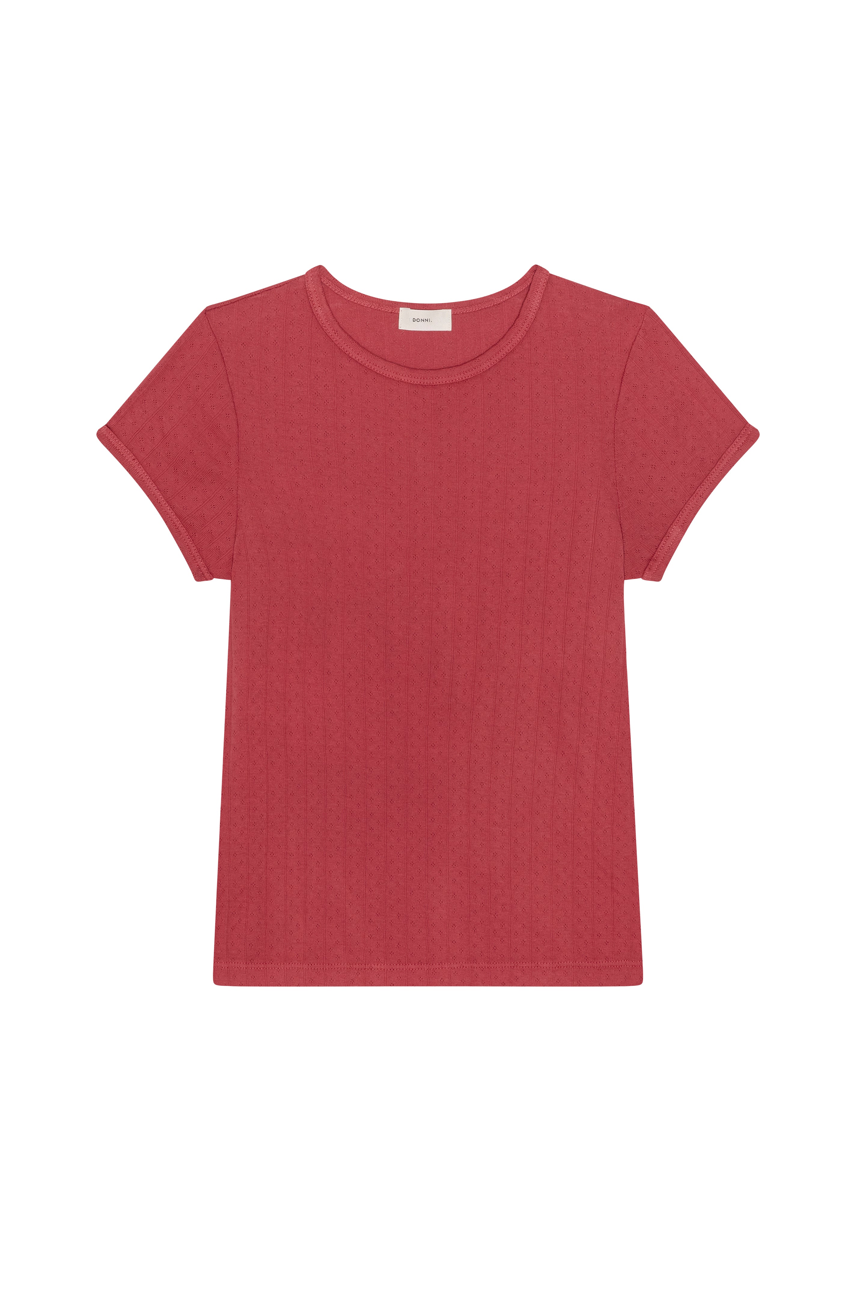 The Pointelle Baby Tee