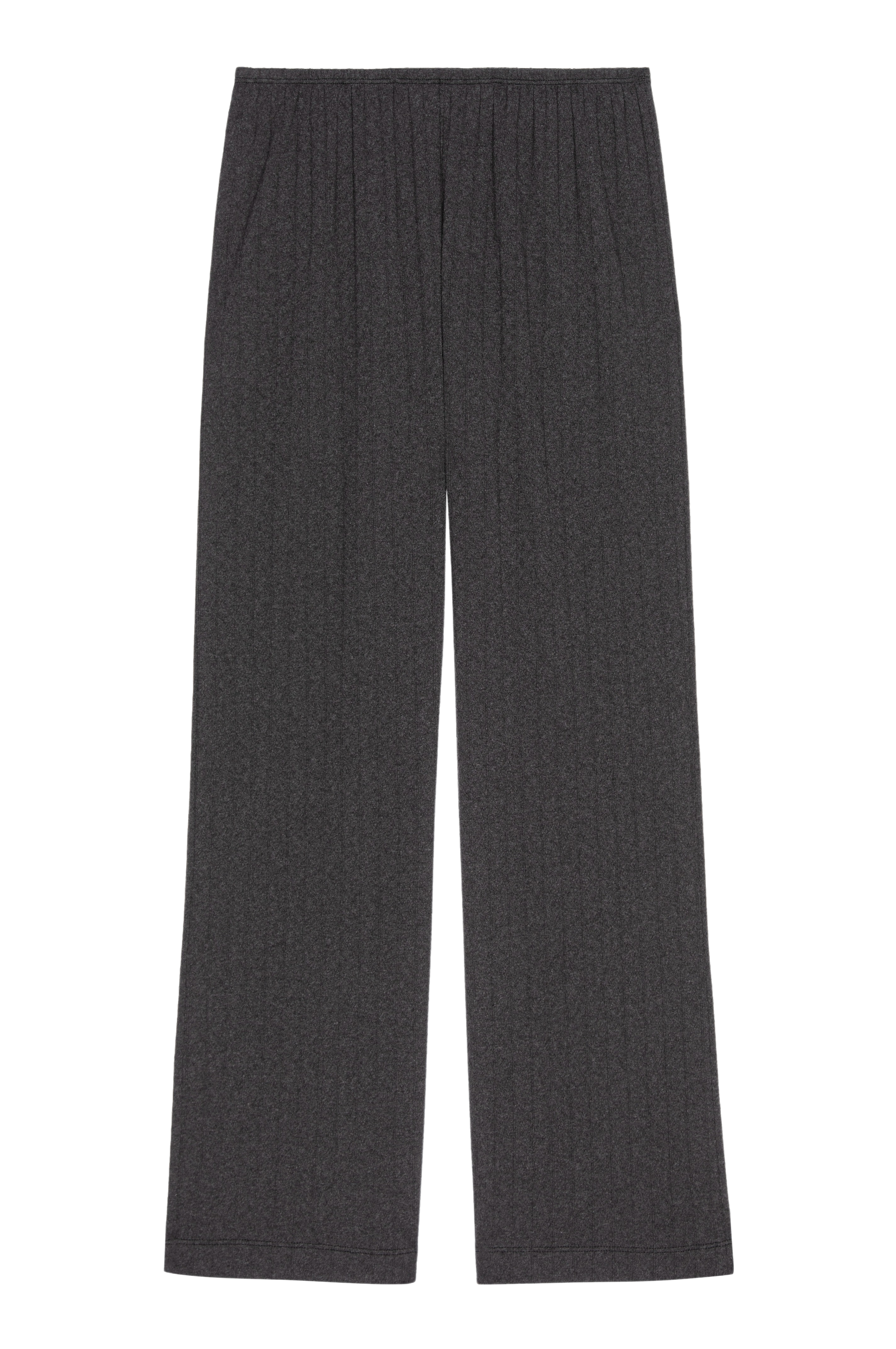 The Pointelle Simple Crop Pant