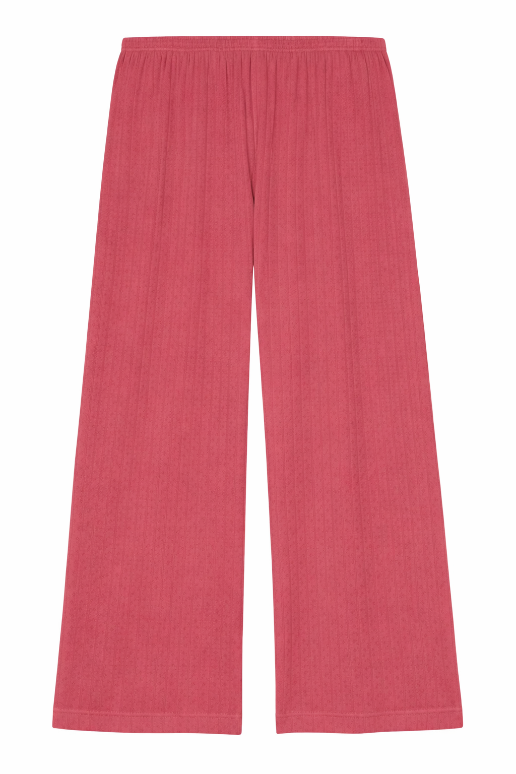The Pointelle Simple Crop Pant