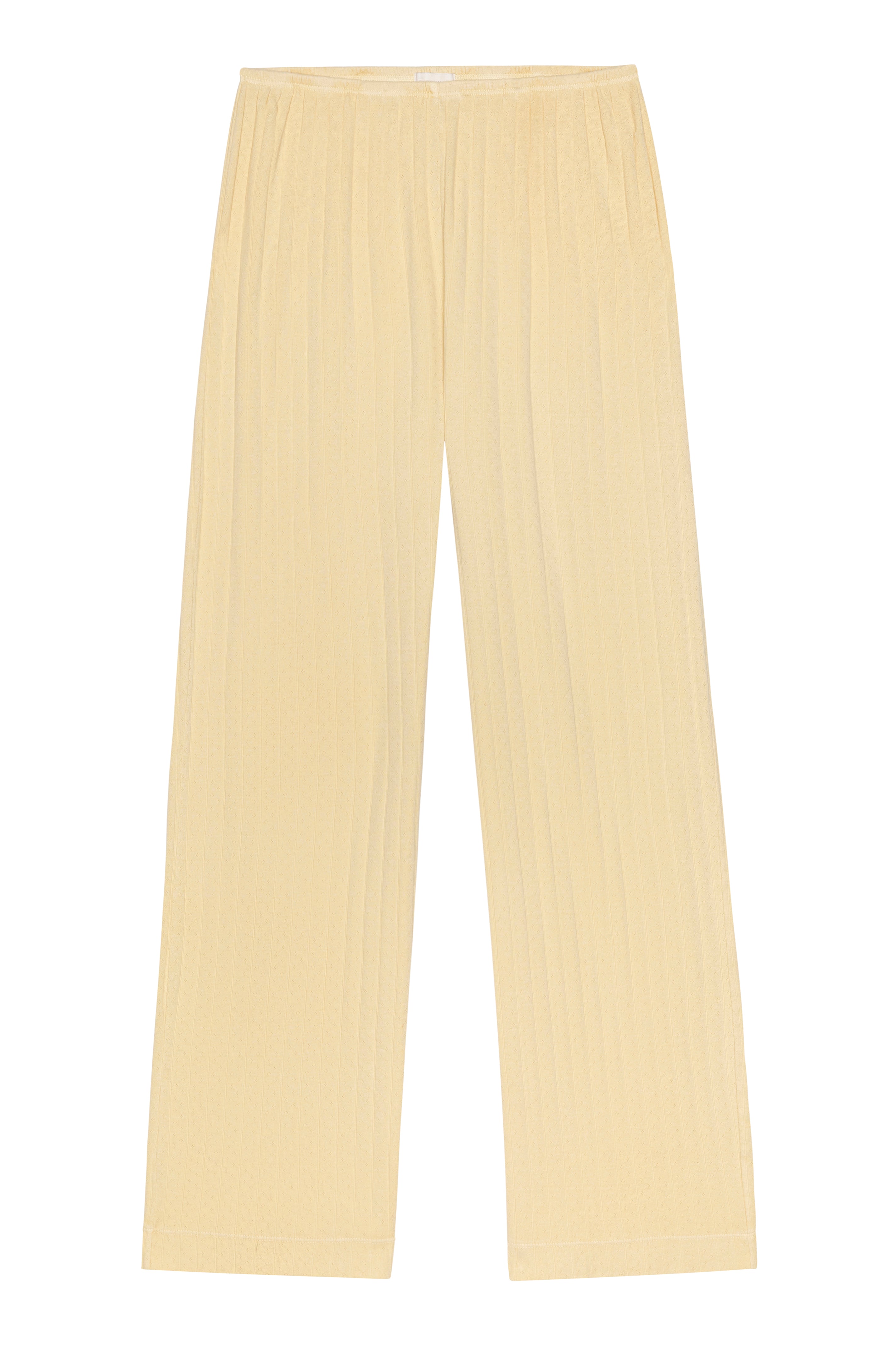 The Pointelle Simple Crop Pant