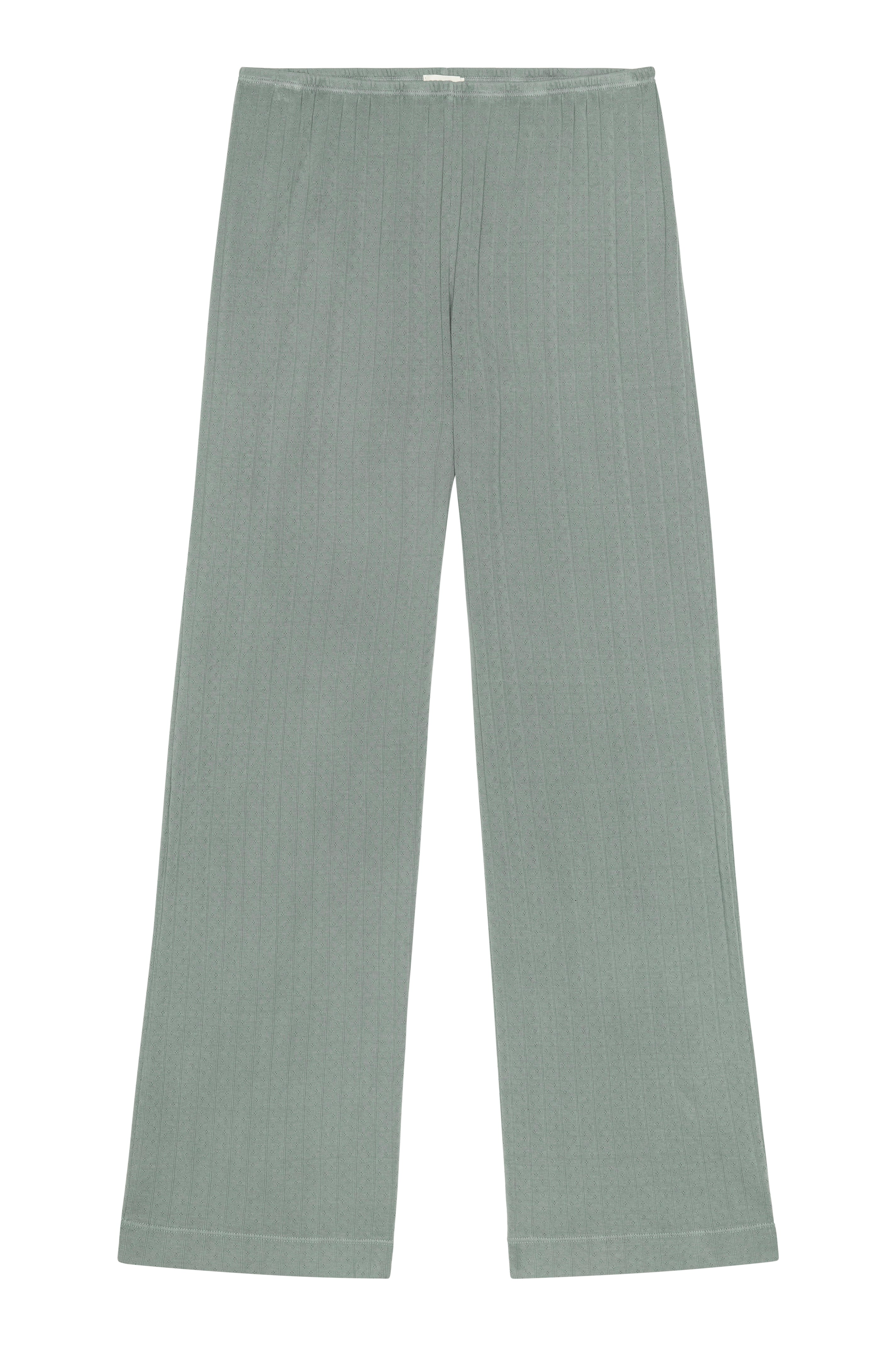 The Pointelle Simple Crop Pant