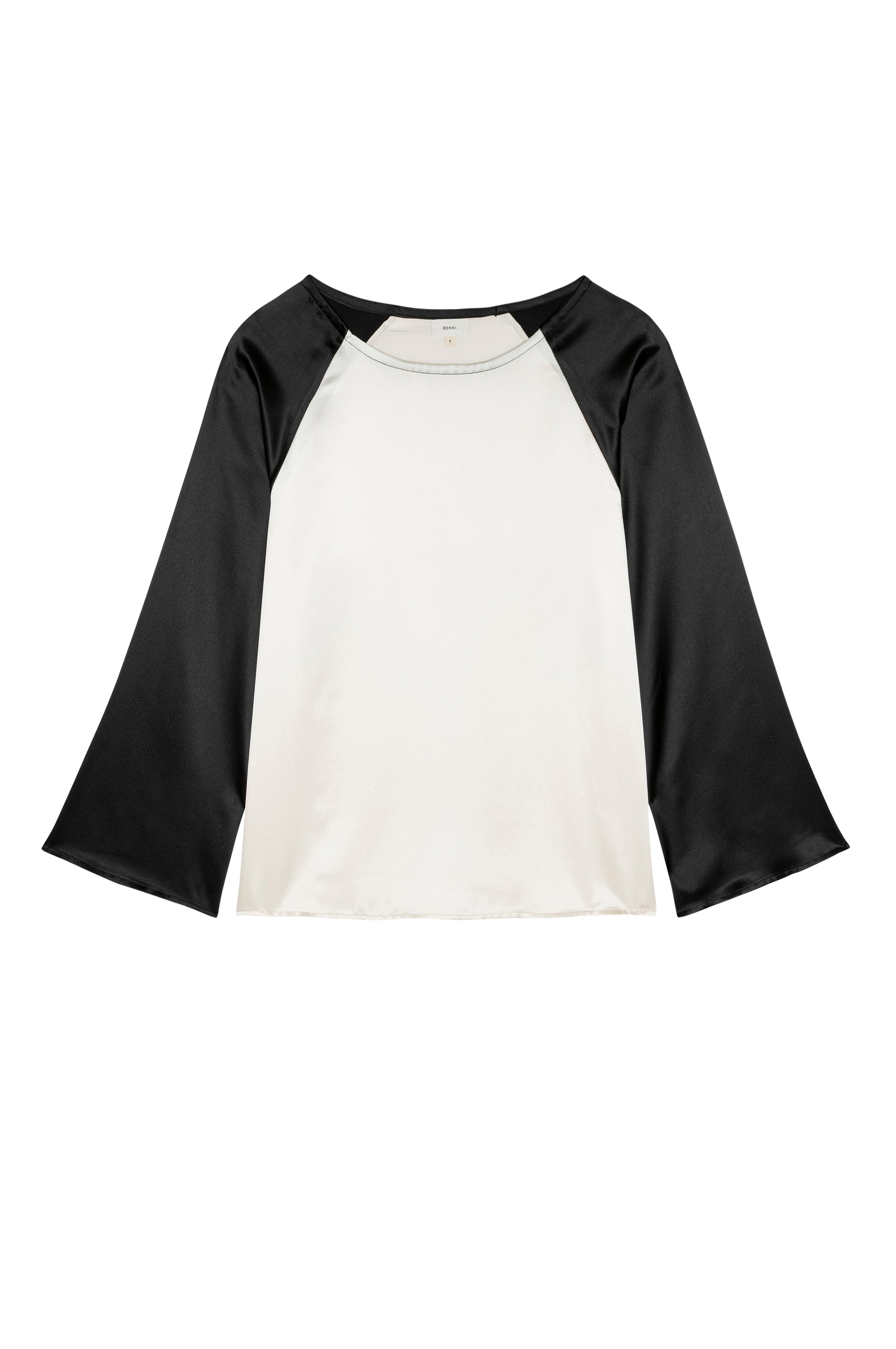 The Silk Baseball Tee Creme Jet