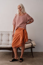 The Cotton Knit Stripe Sweater