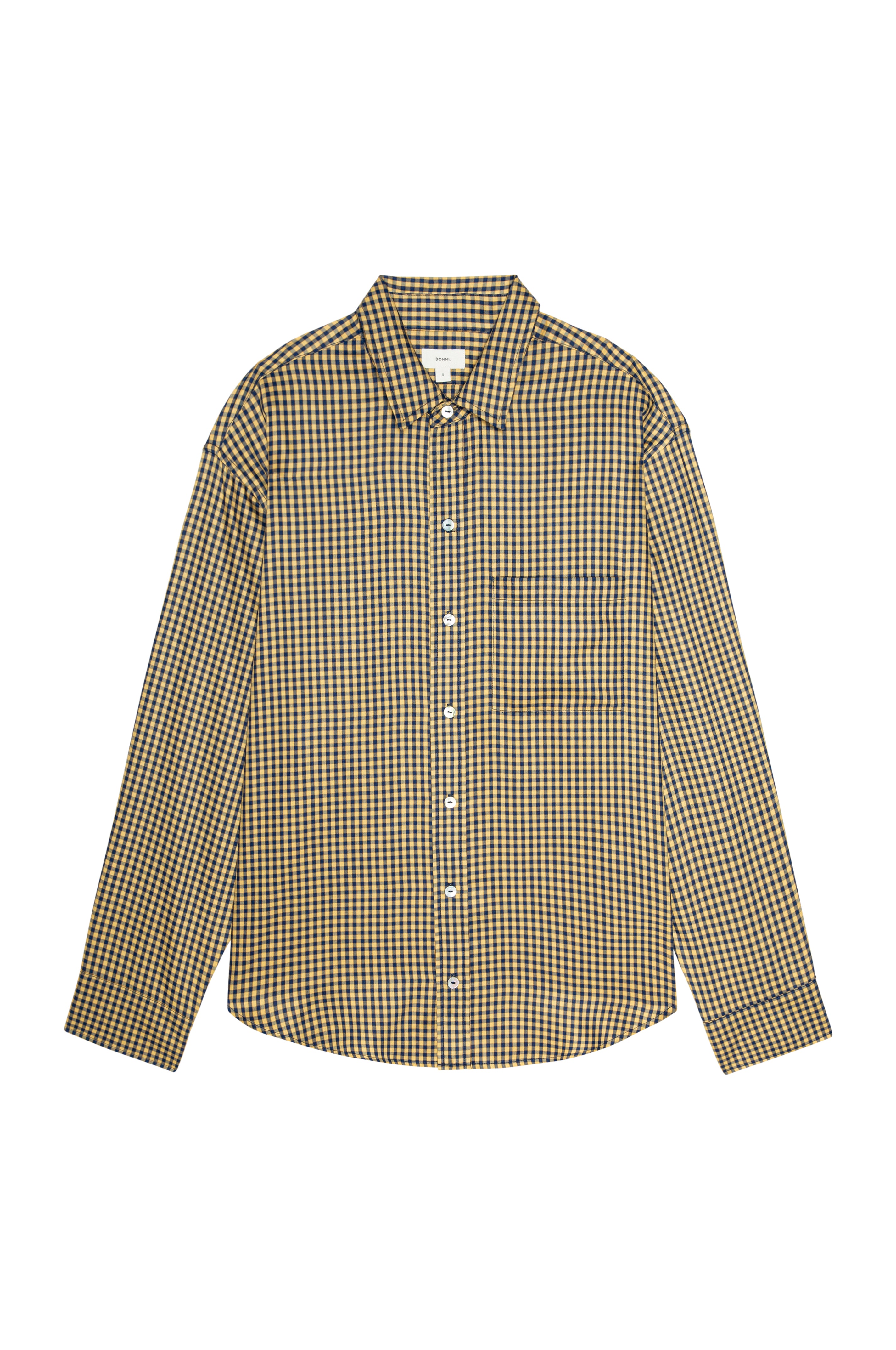 The Tencel Plaid Shirt Navy Butter Plaid