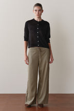 The Tencel Plaid Tie Pant