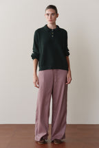 The Tencel Plaid Tie Pant