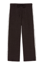 The Thermal Crop Stripe Pant Espresso.