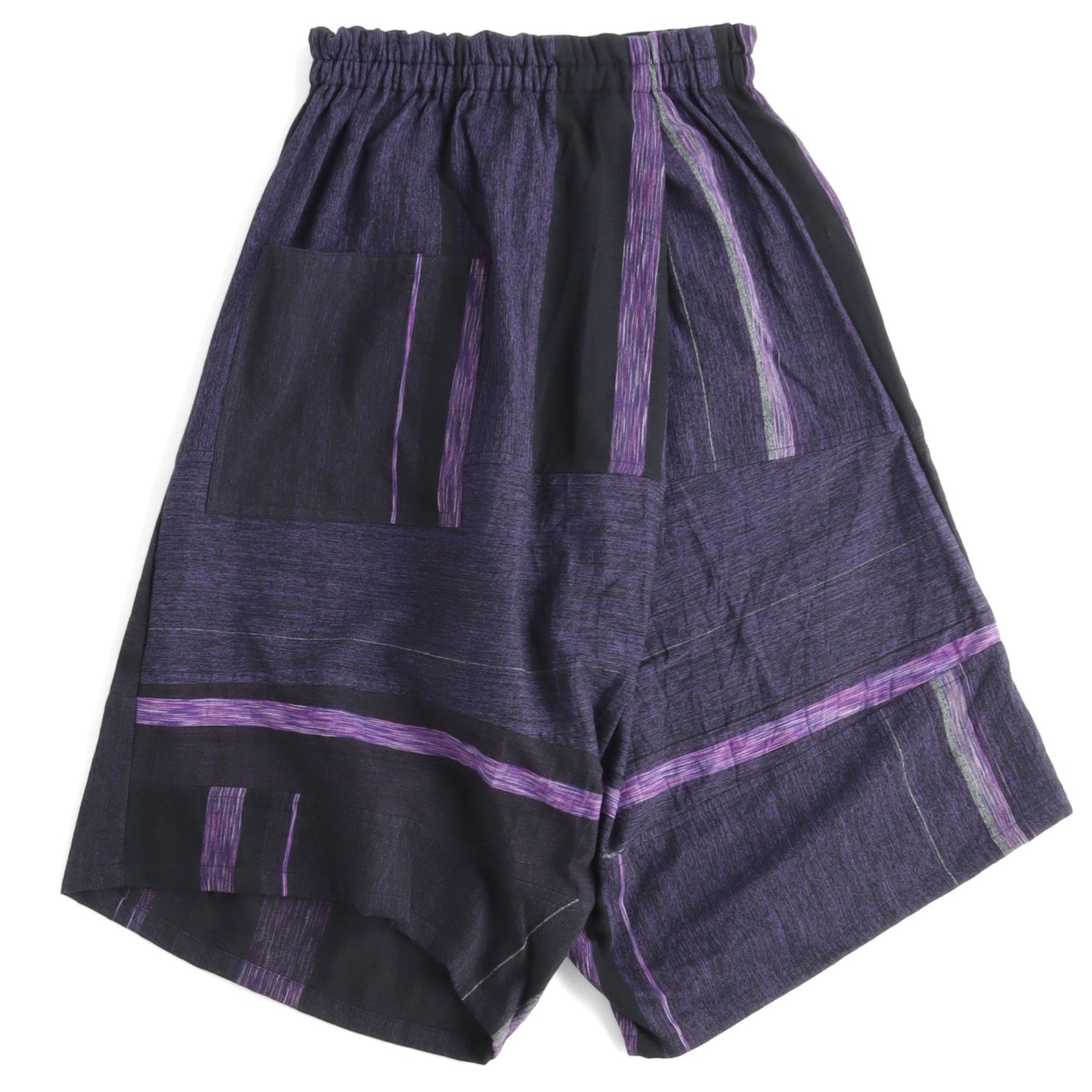 Tamaki Niime Drop Rise Cotton Pant - Violet Crackle