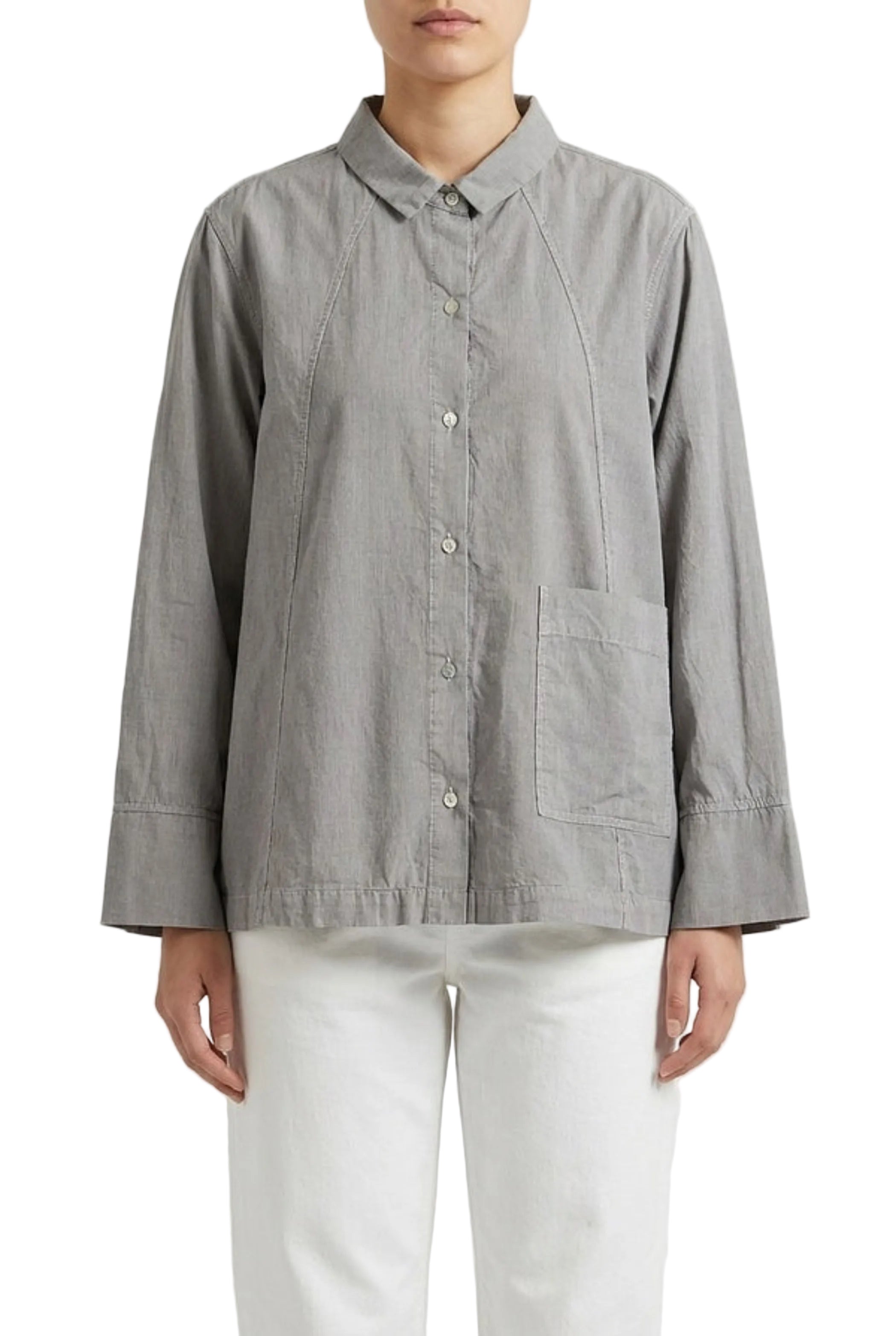 OSKA Collared Jacket in Nettle