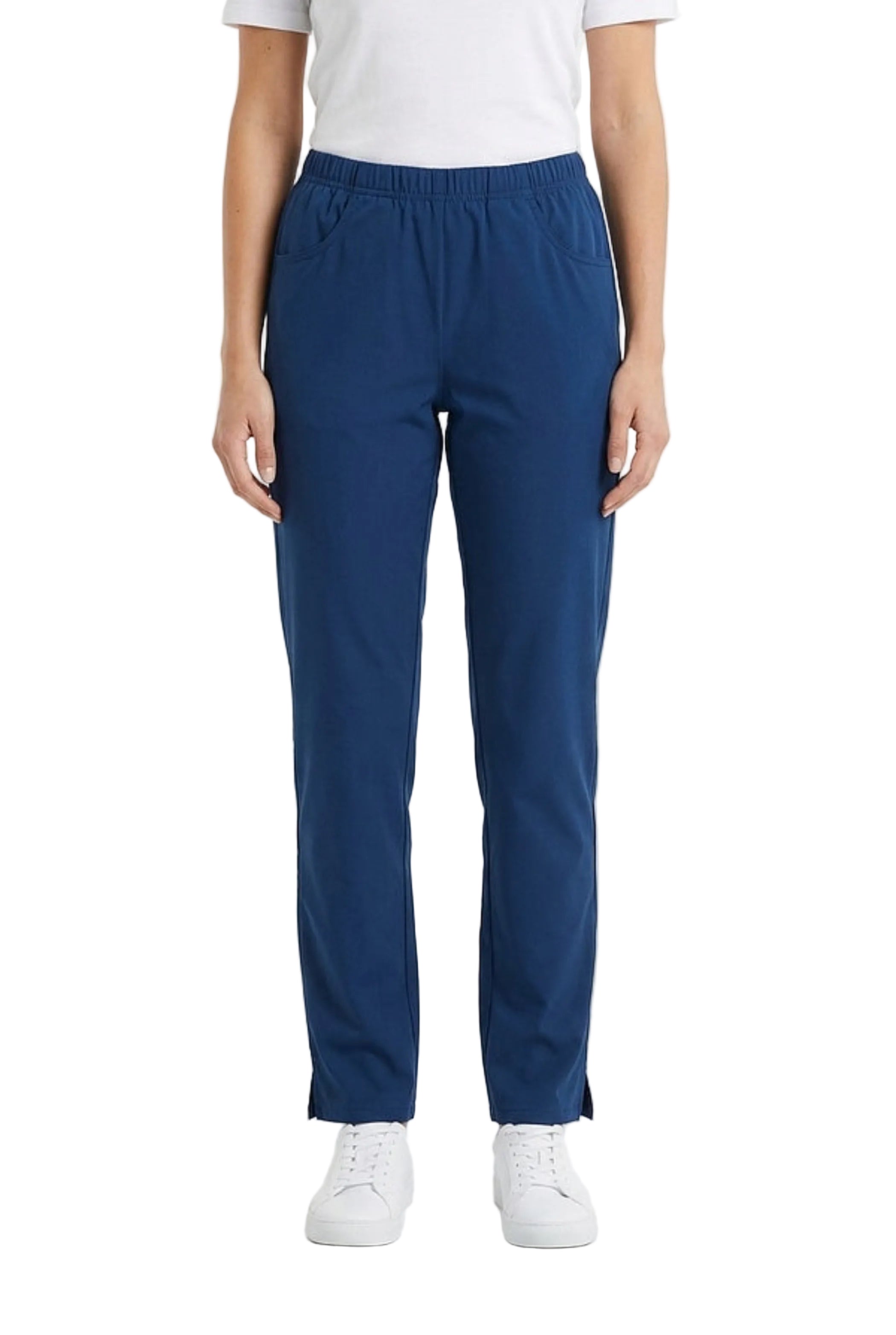 OSKA Long Slim Pant in Denim