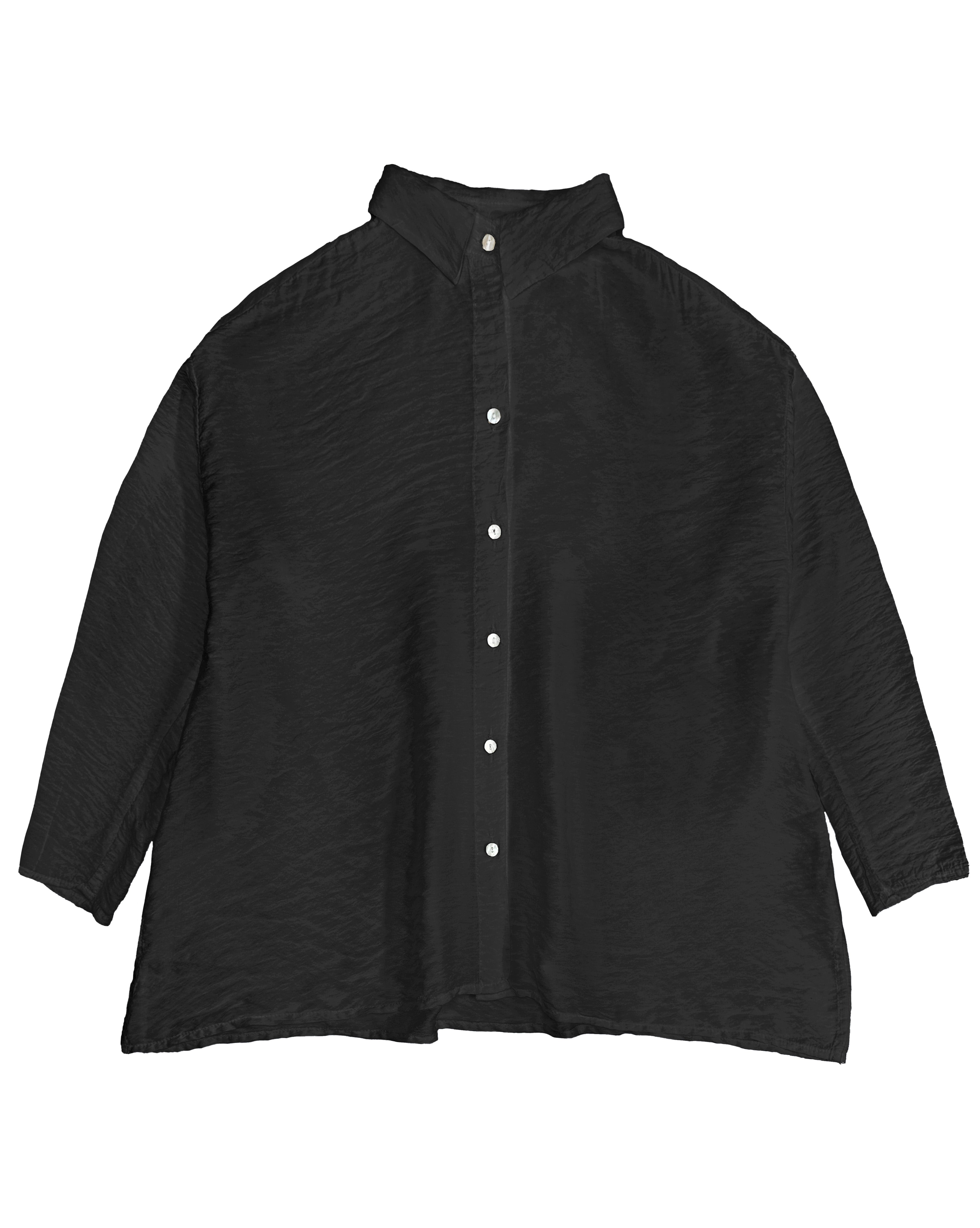 MOTION Parachute A Line Shirt in Black