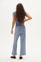 The Baby Rib Scallop Pant