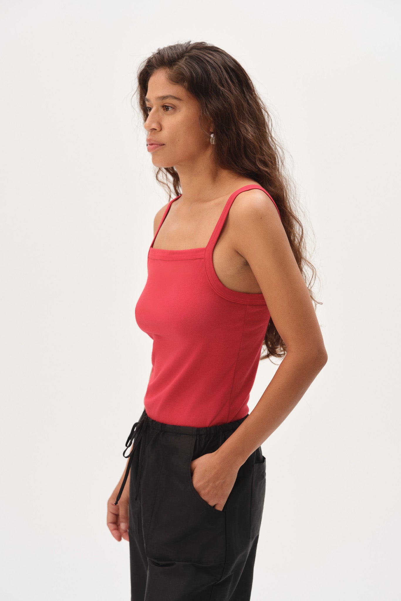 The Baby Rib Square Neck Tank