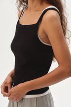 The Baby Rib Square Neck Tank
