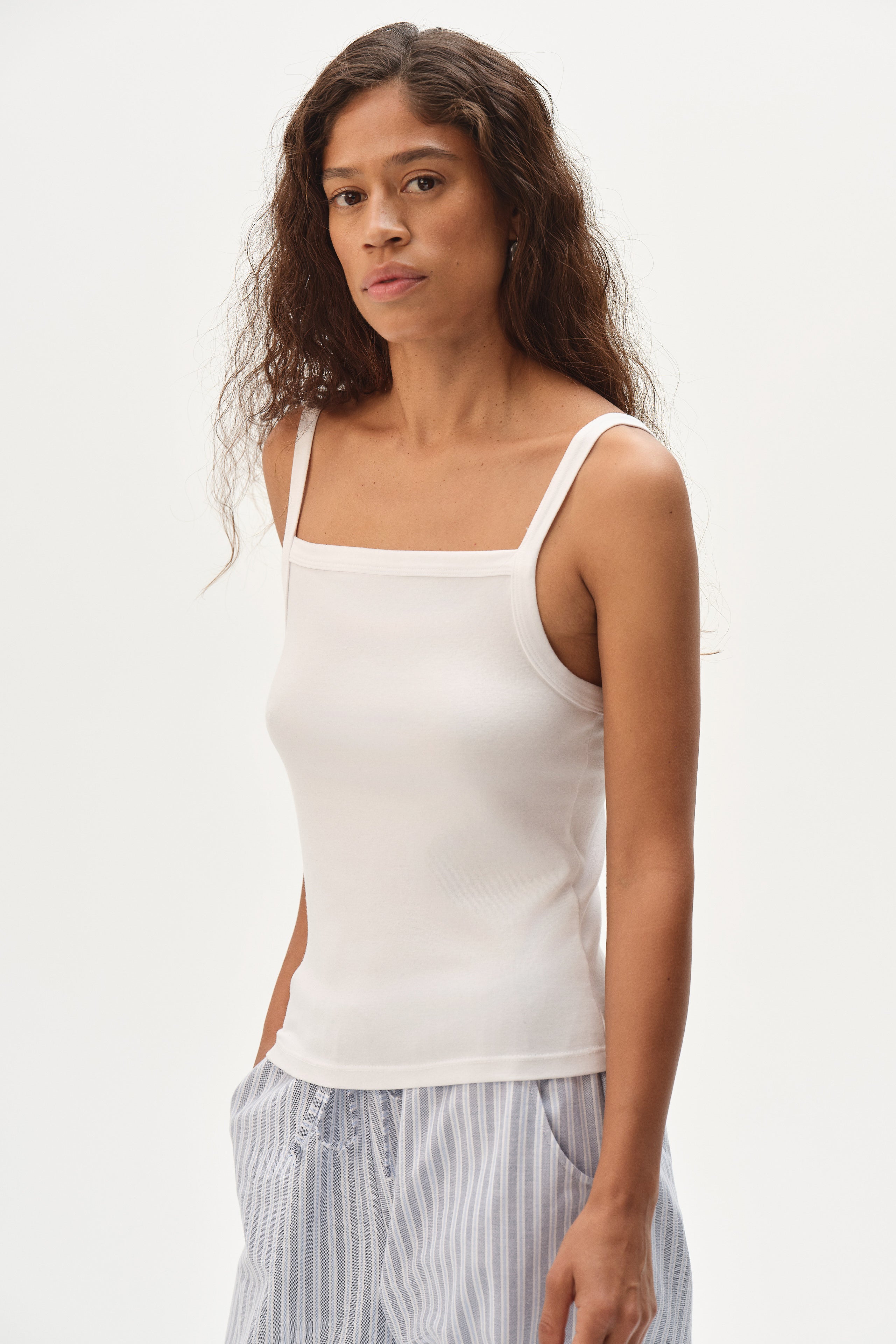 The Baby Rib Square Neck Tank