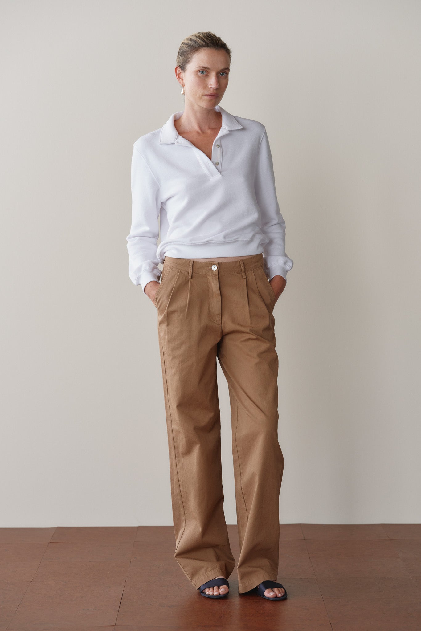 The Chino Pleated Trouser