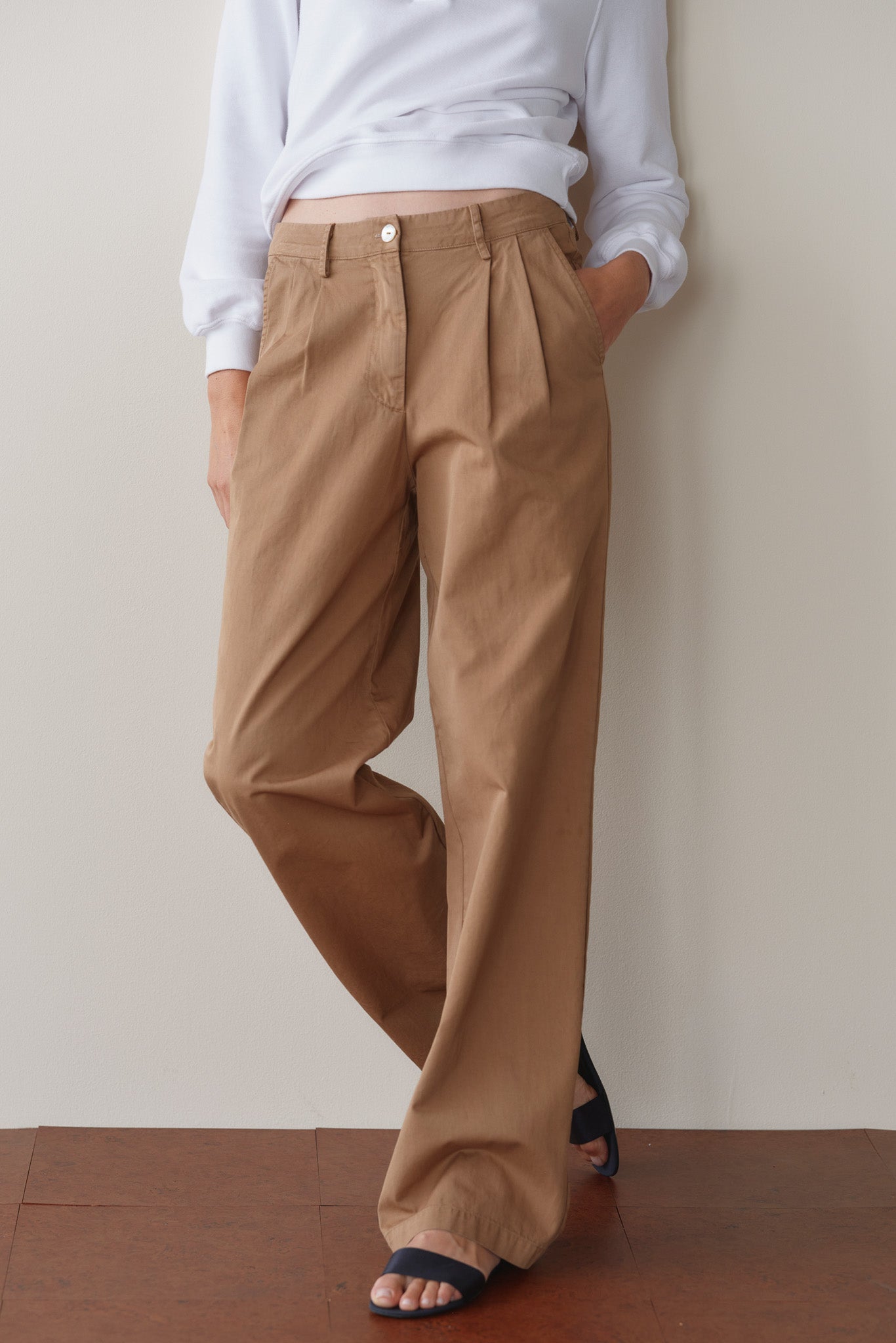 The Chino Pleated Trouser