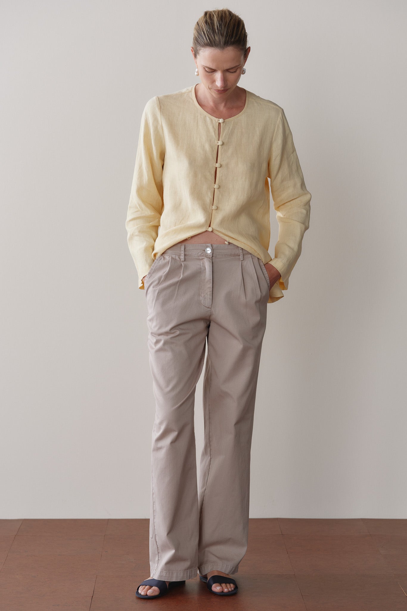 The Chino Pleated Trouser