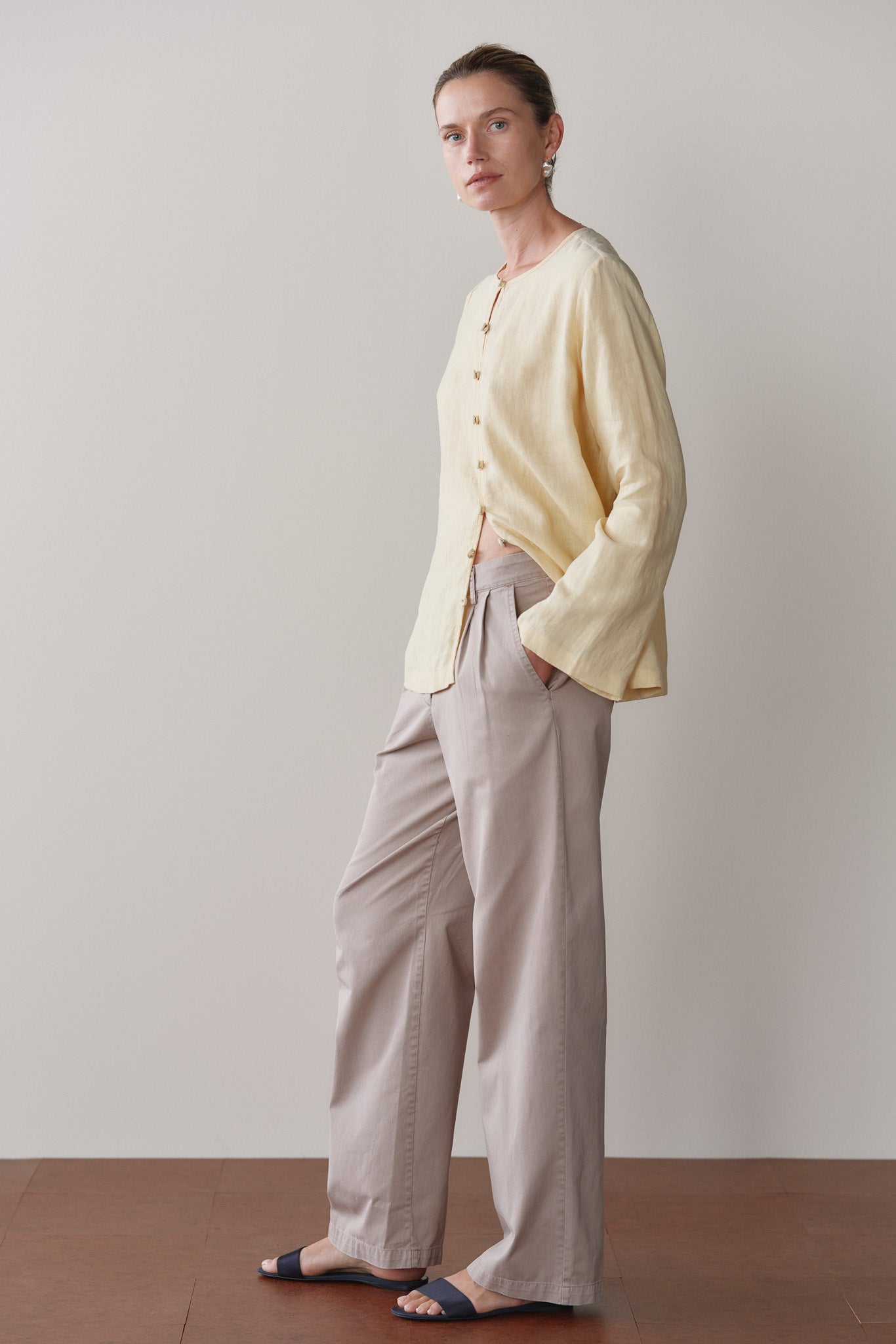 The Chino Pleated Trouser