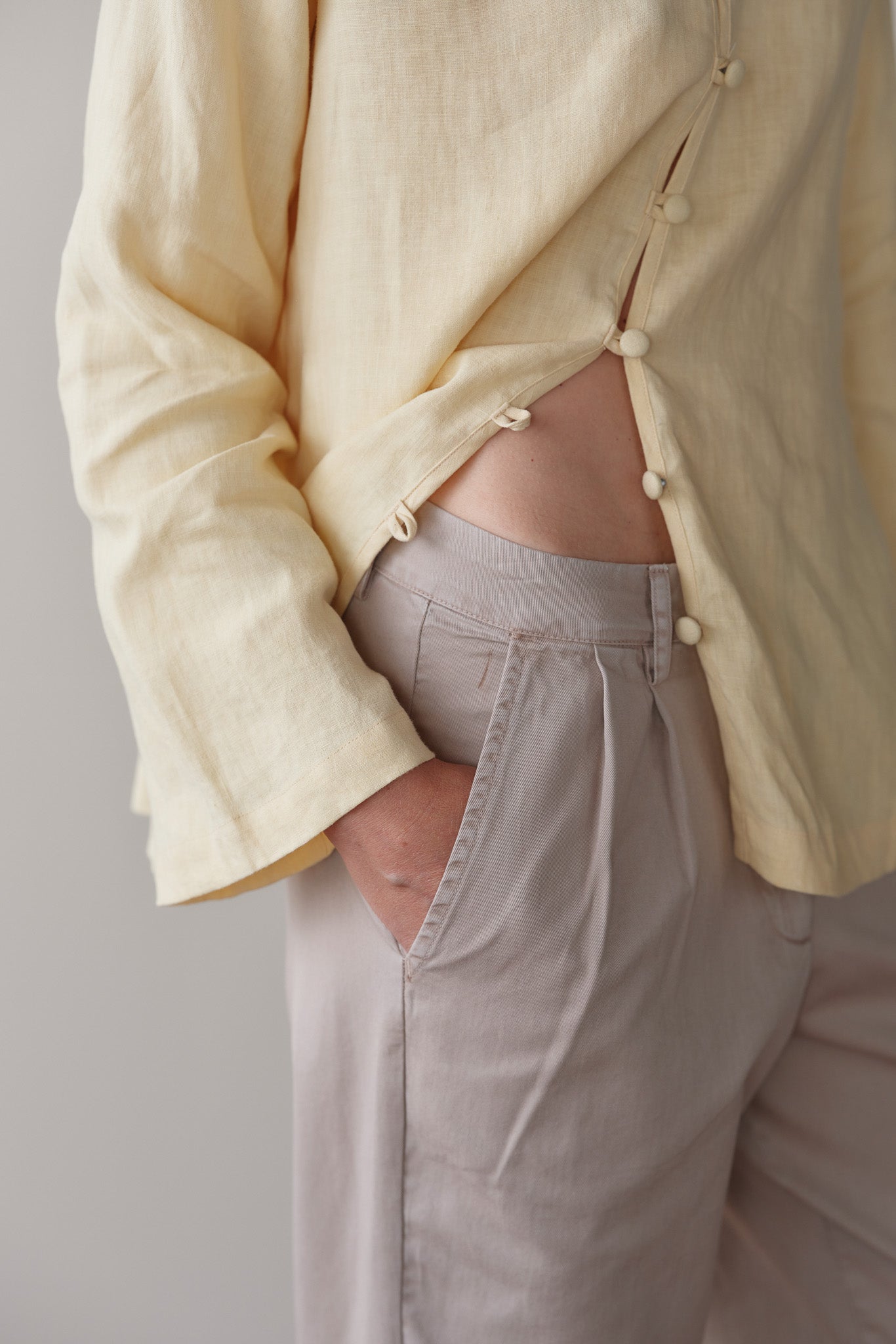 The Chino Pleated Trouser
