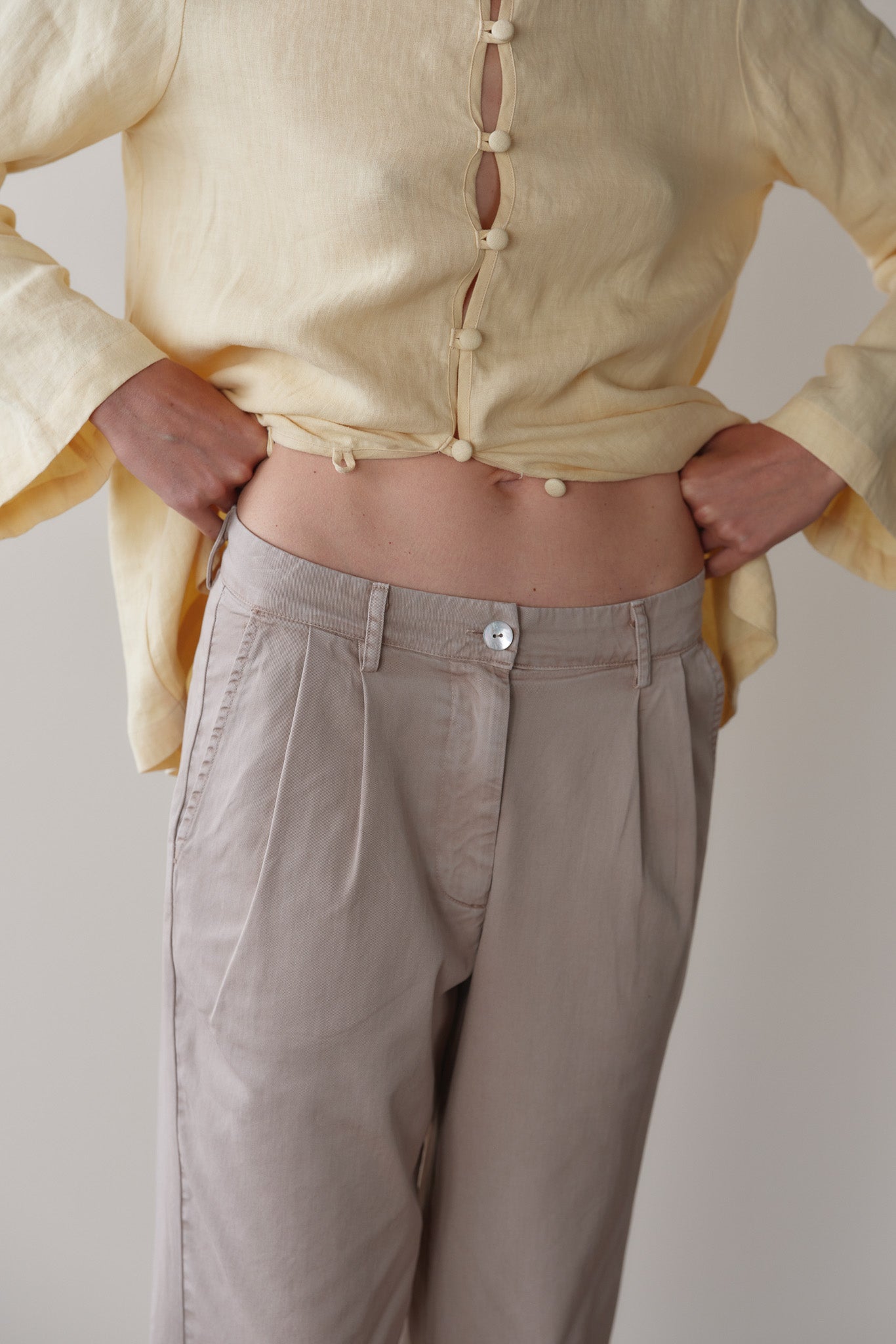 The Chino Pleated Trouser