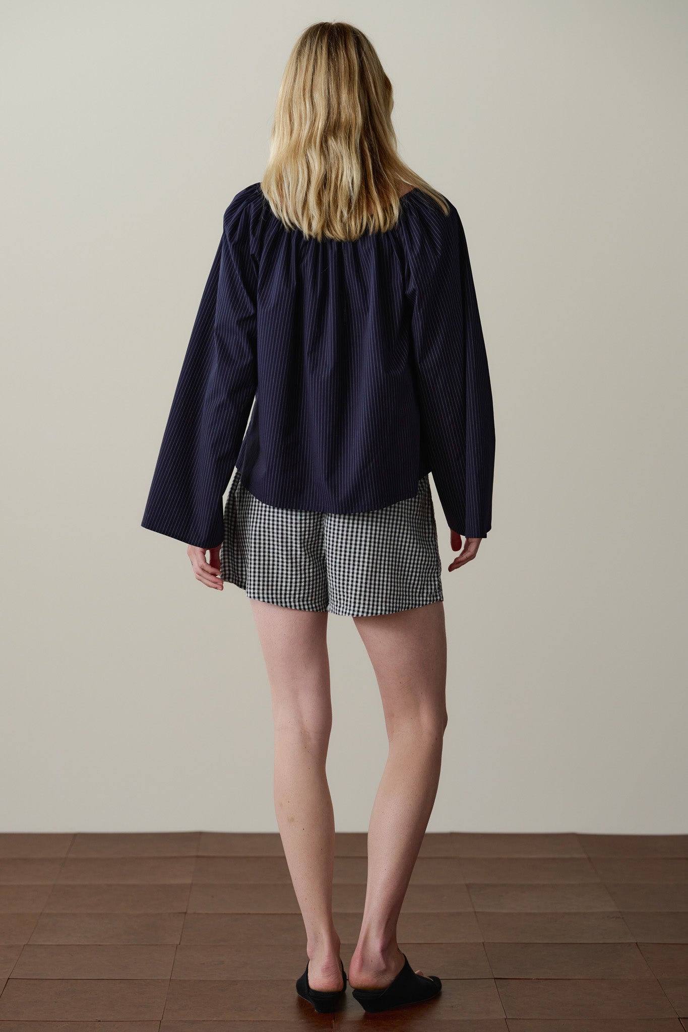 The Cotton Gingham Tap Short