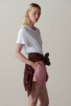 The Cotton Gingham Tap Short