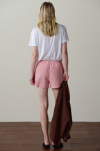 The Cotton Gingham Tap Short