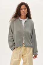 The Cotton Knit Roll Cardigan