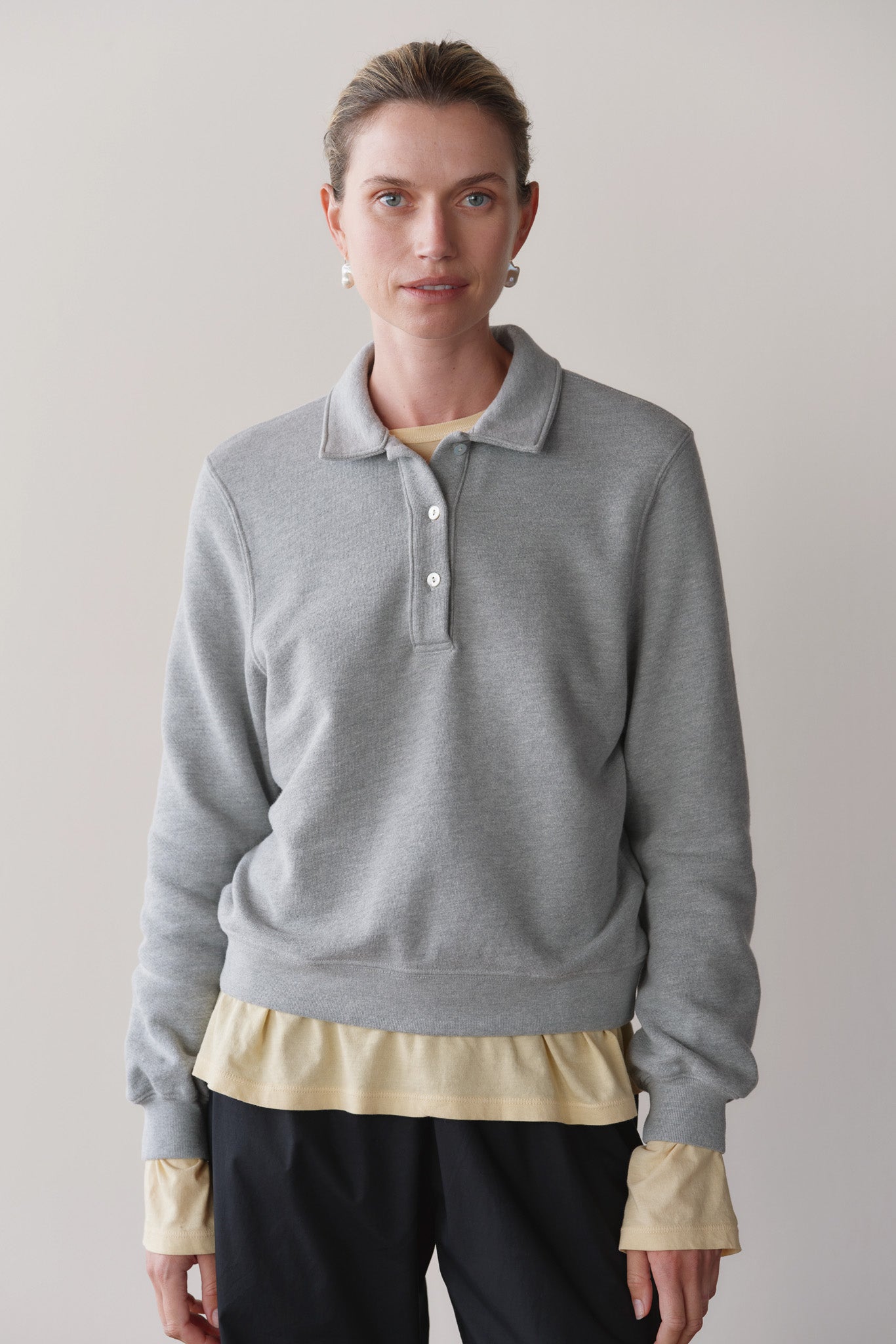The Eco-Terry Polo Sweatshirt