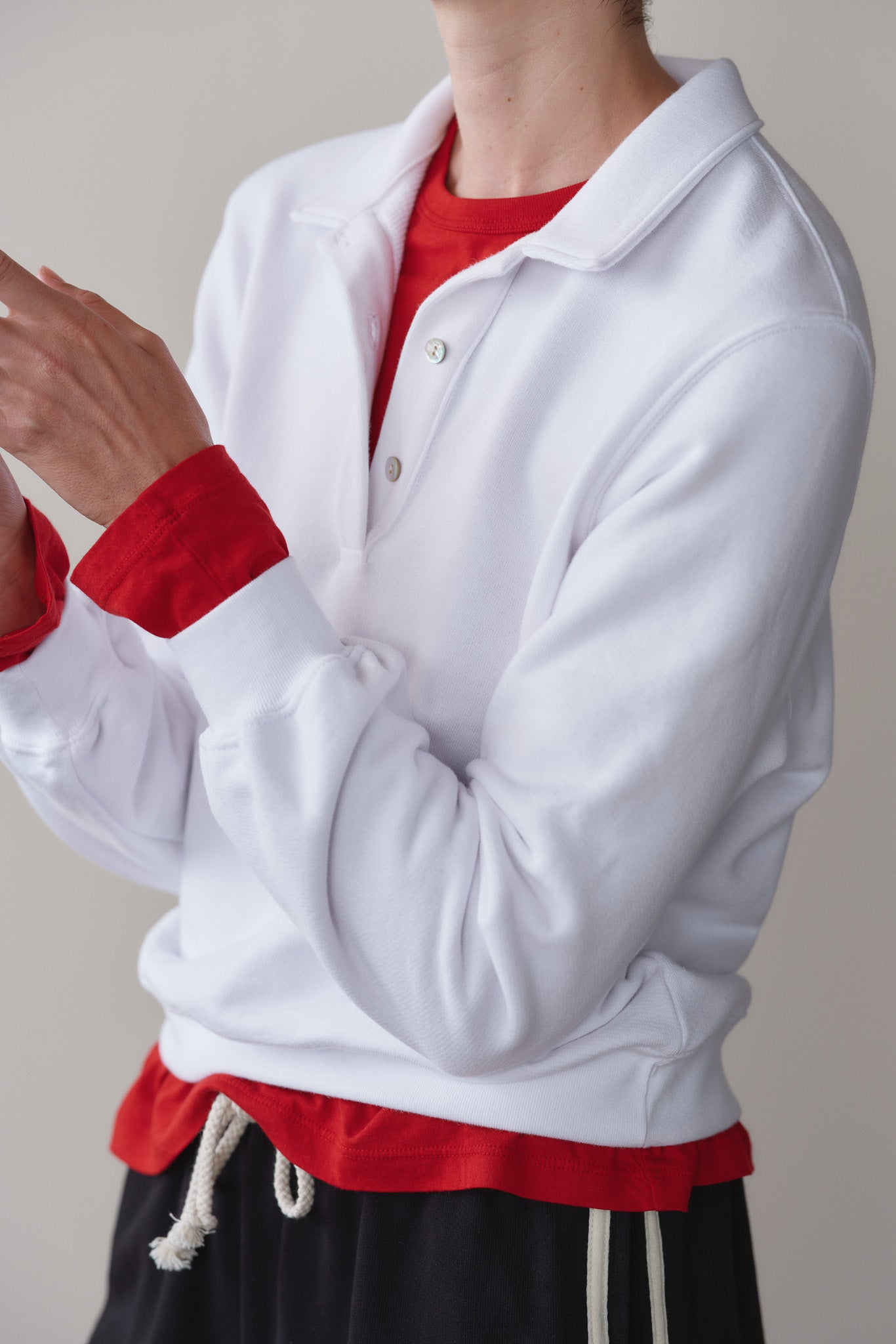 The Eco-Terry Polo Sweatshirt