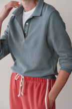 The Eco-Terry Polo Sweatshirt