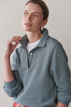 The Eco-Terry Polo Sweatshirt