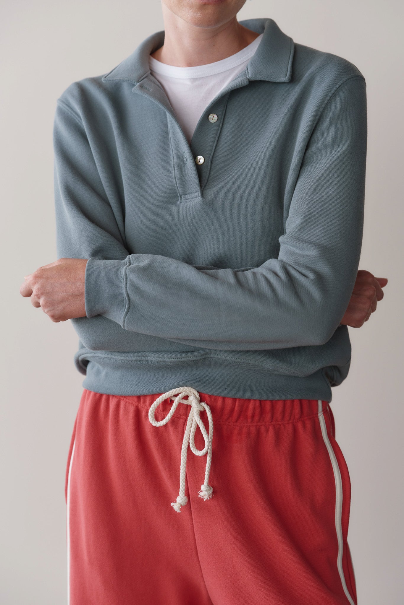 The Eco-Terry Polo Sweatshirt