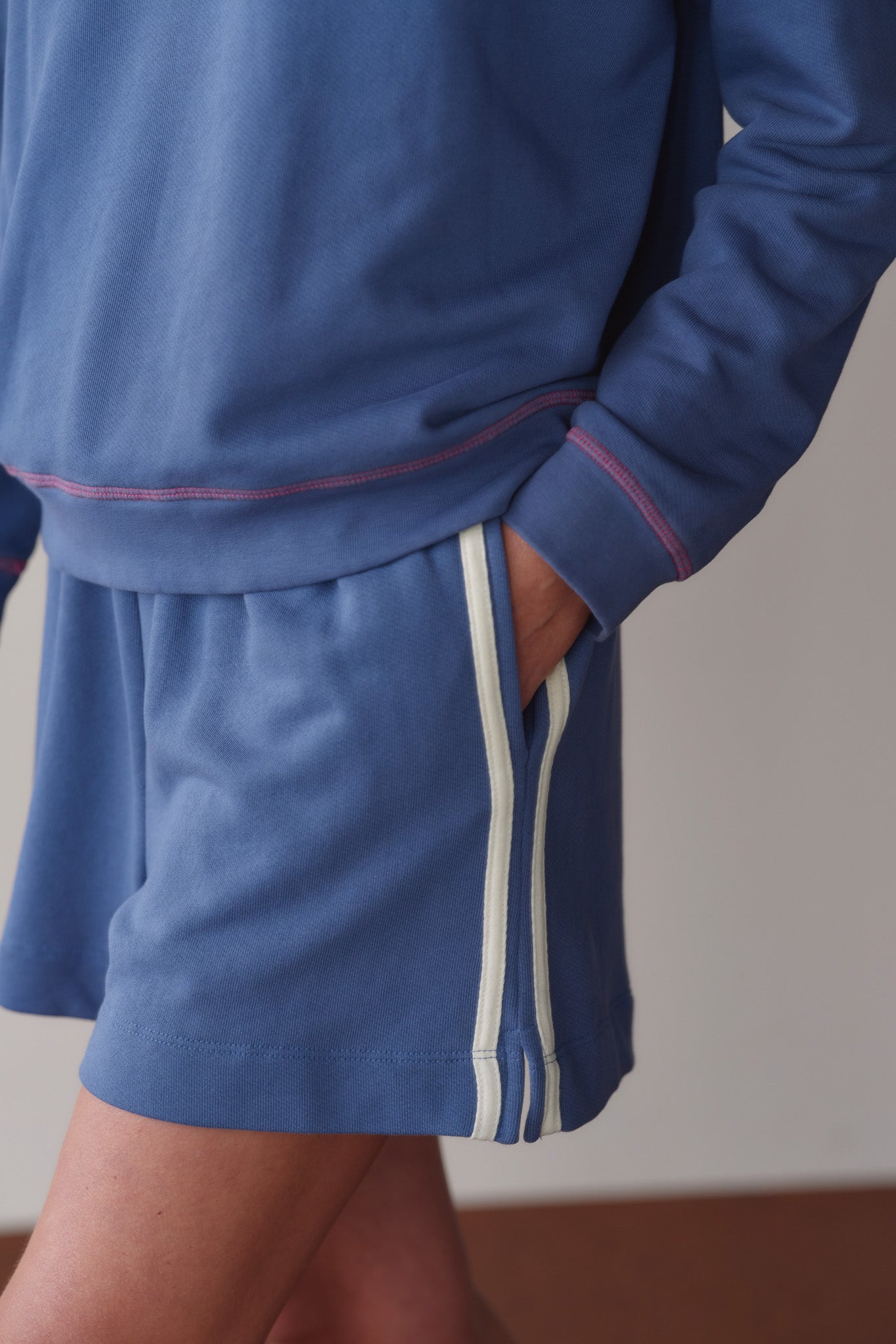 The Stripe Eco-Terry Short